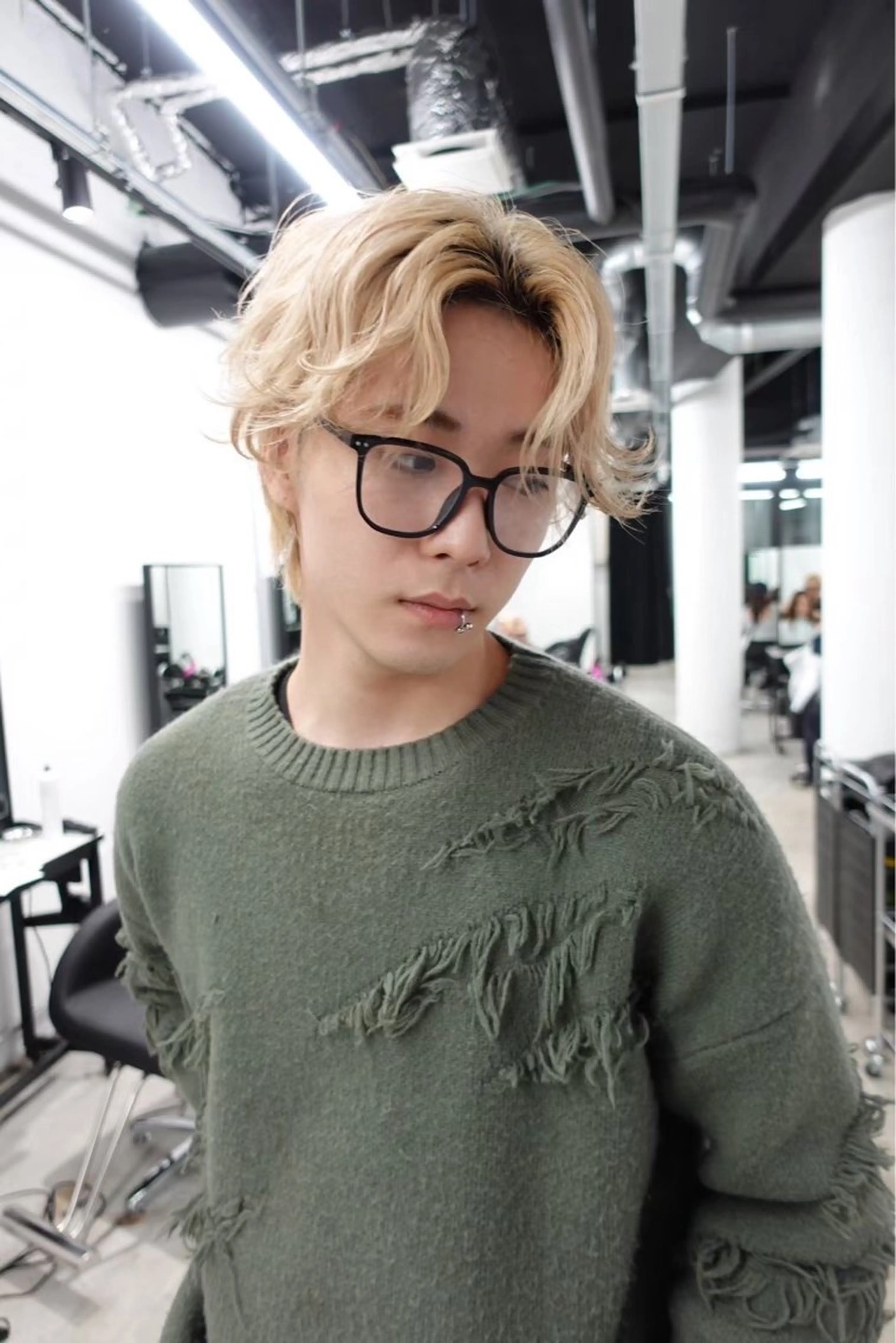 パーマ カット パーマ 岩佐 柚太のヘアスタイル
