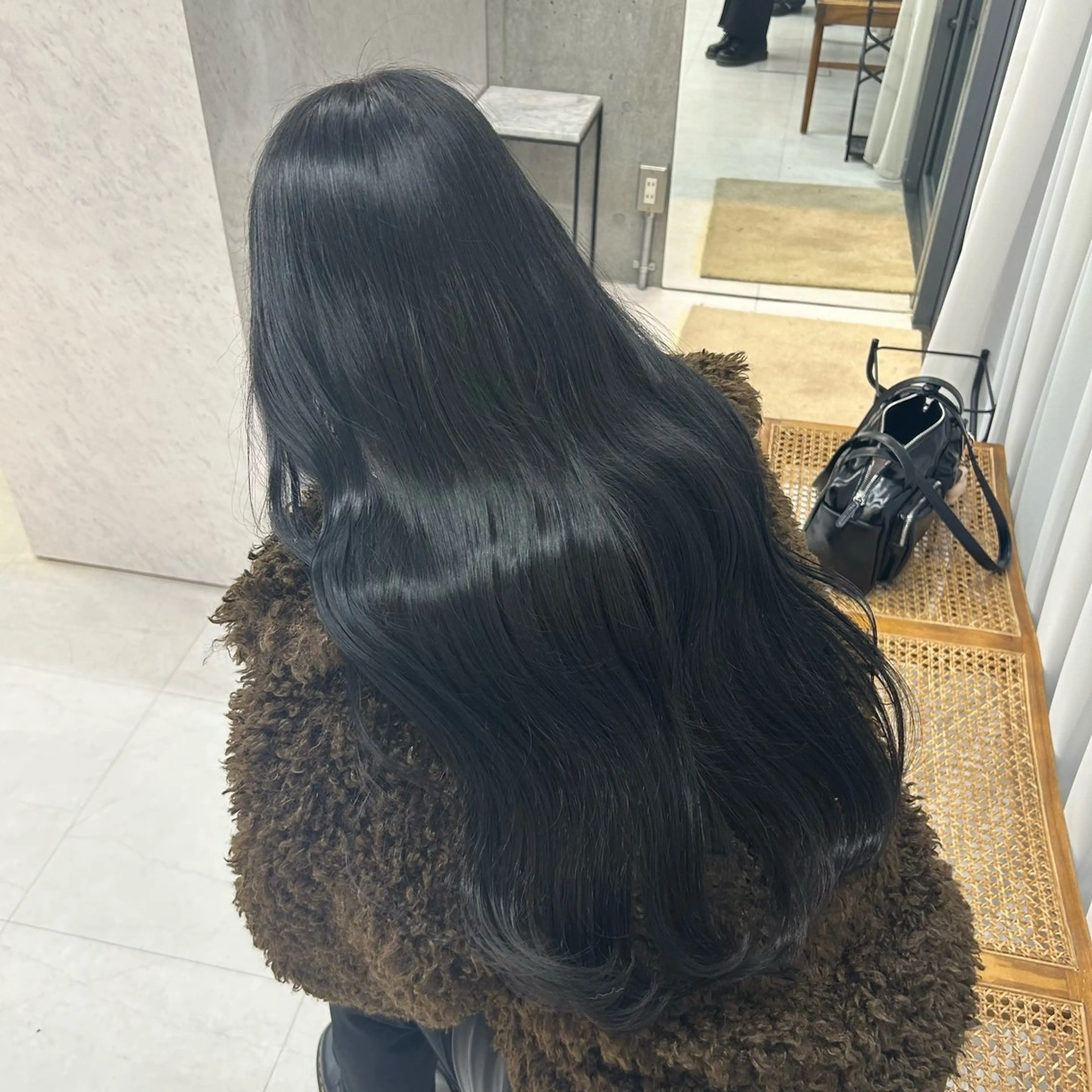 ロング 韓国風ヘア ヘアカラー トリートメント LOE Yuuka/42🩵のヘアスタイル