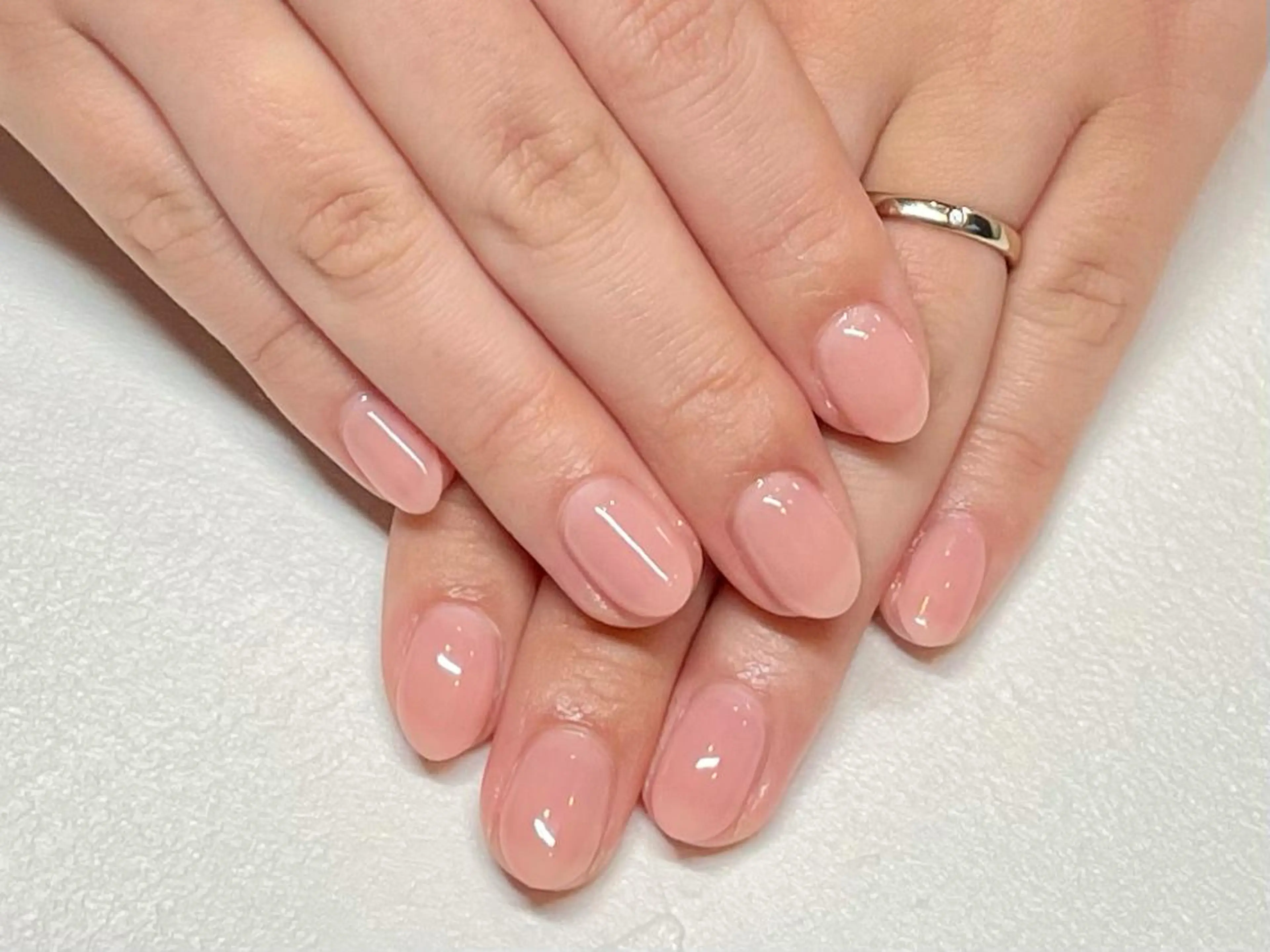 ネイル ワンカラーネイル ささき れいなのネイルデザイン