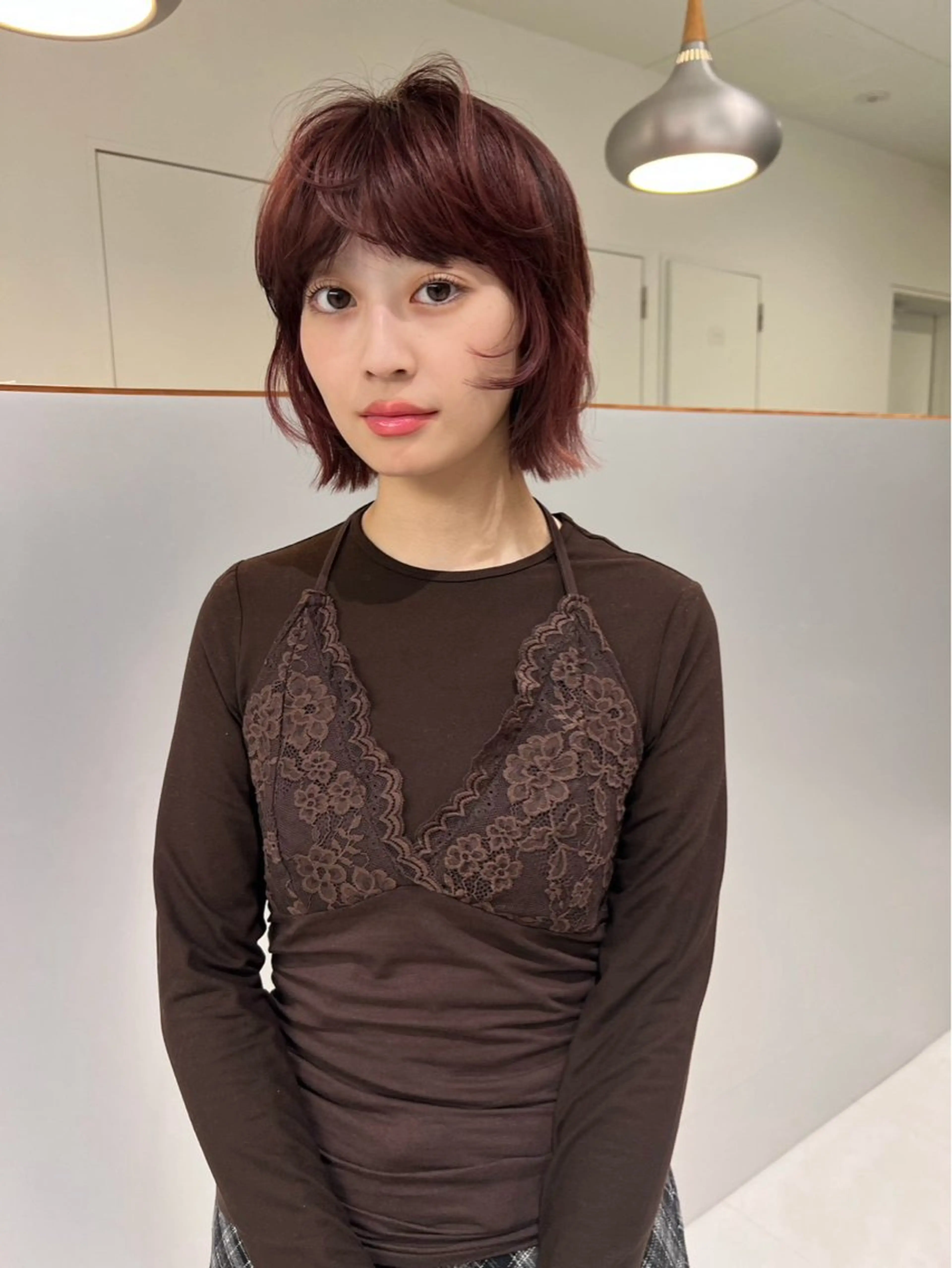 ショート カラー オレンジ トリートメント 透明感似合わせカラー 🍀あかり🍀のヘアスタイル