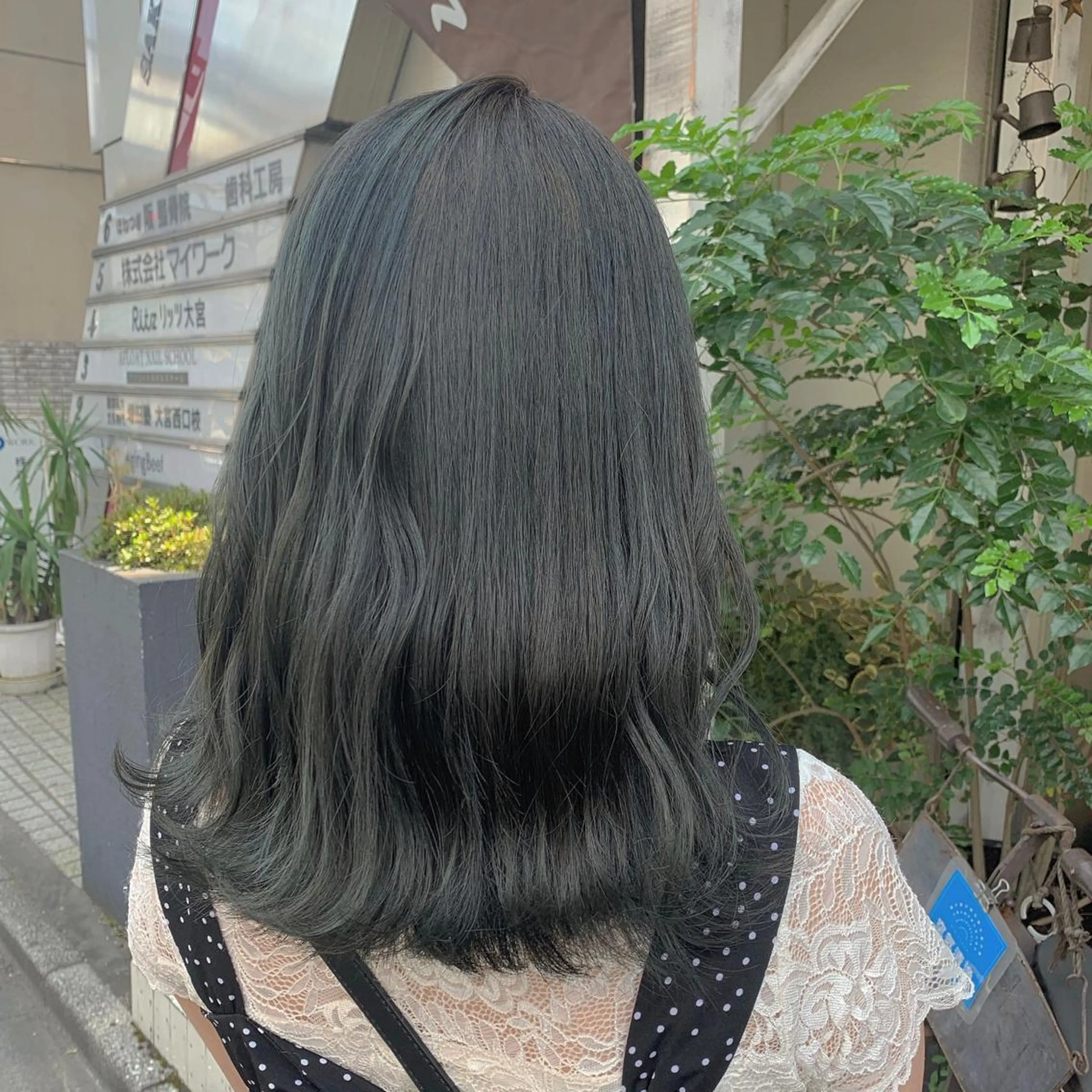 セミロング カラー 【完全個室】髪質改善 暖色カラー/山崎唯奈のヘアスタイル