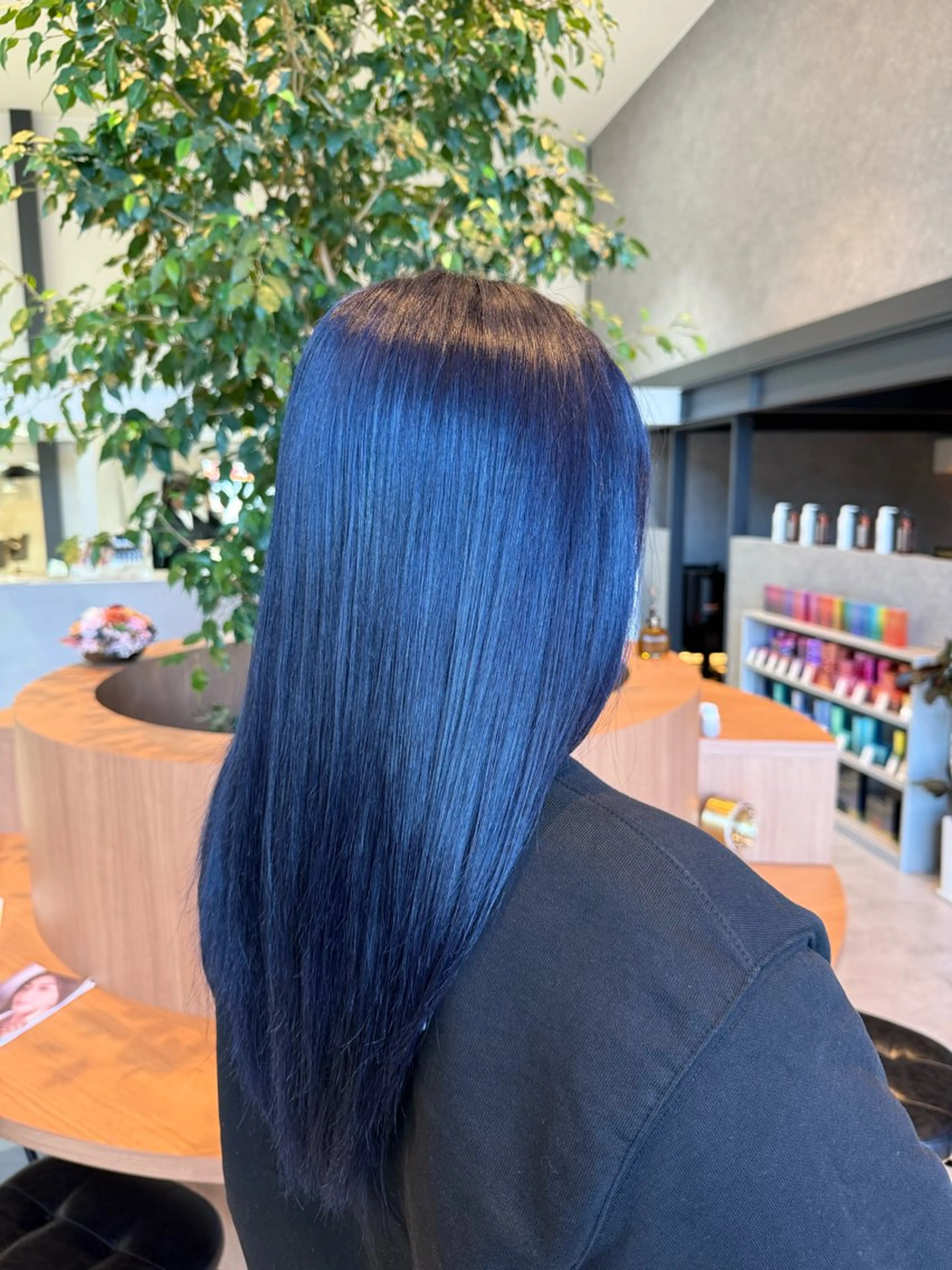 ロング カラー ブルーカラー ラベンダーカラー ヘアカラー ayaka |トレンドヘアのヘアスタイル