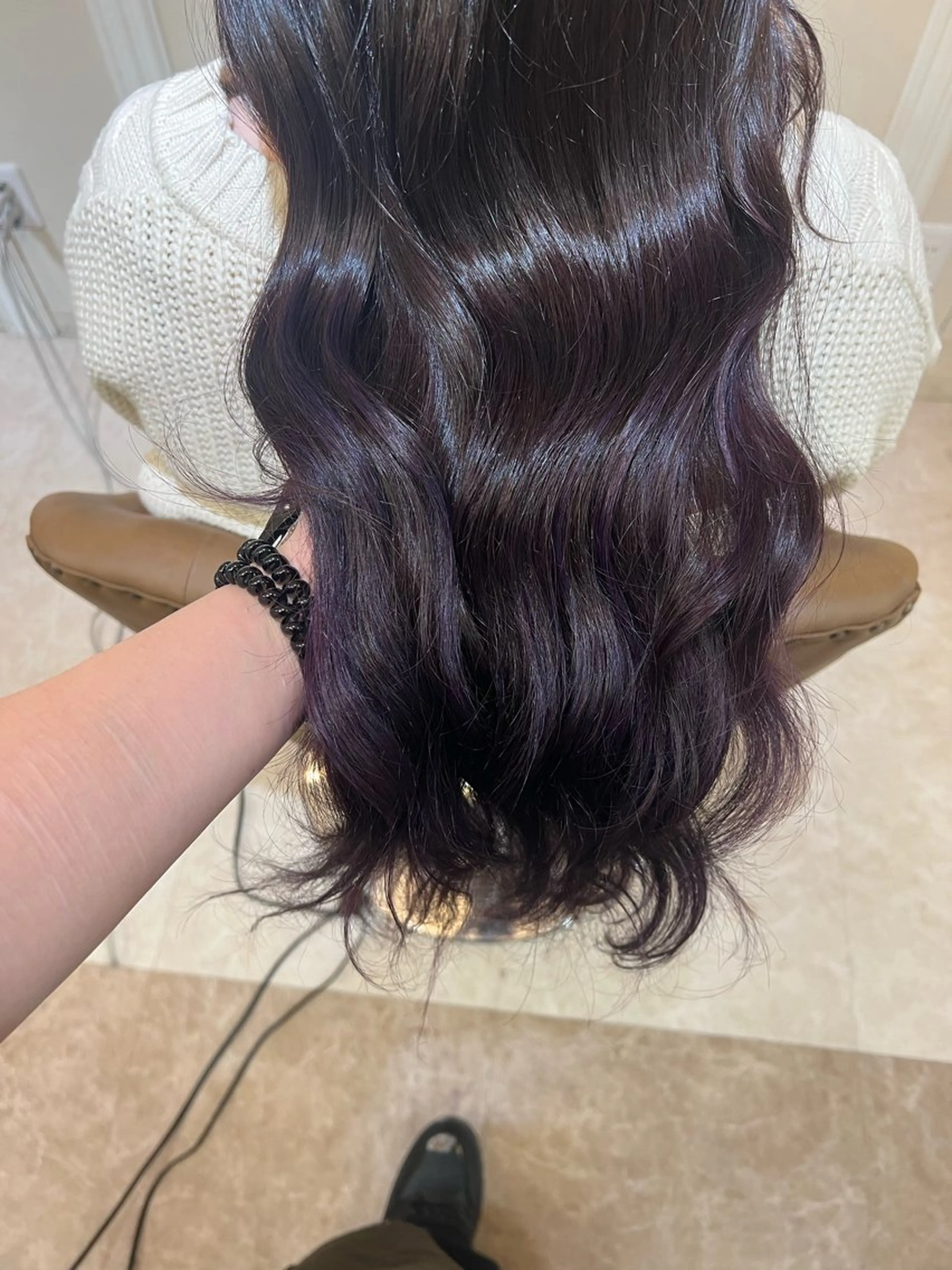 ロング ヘアカラー ヘアケアソムリエ MIKUのヘアスタイル