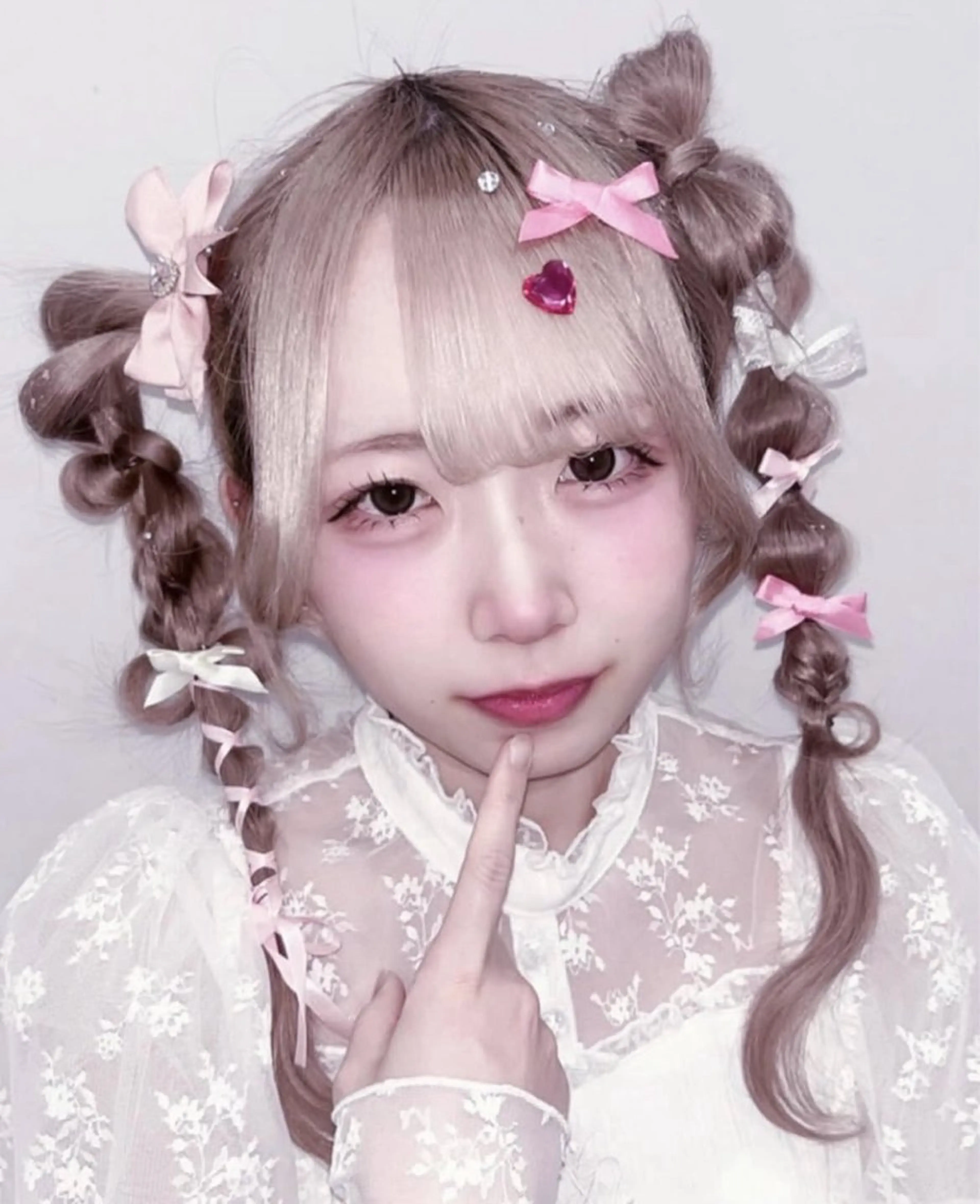 ロング ヘアアレンジ 岩田 莉奈のヘアスタイル