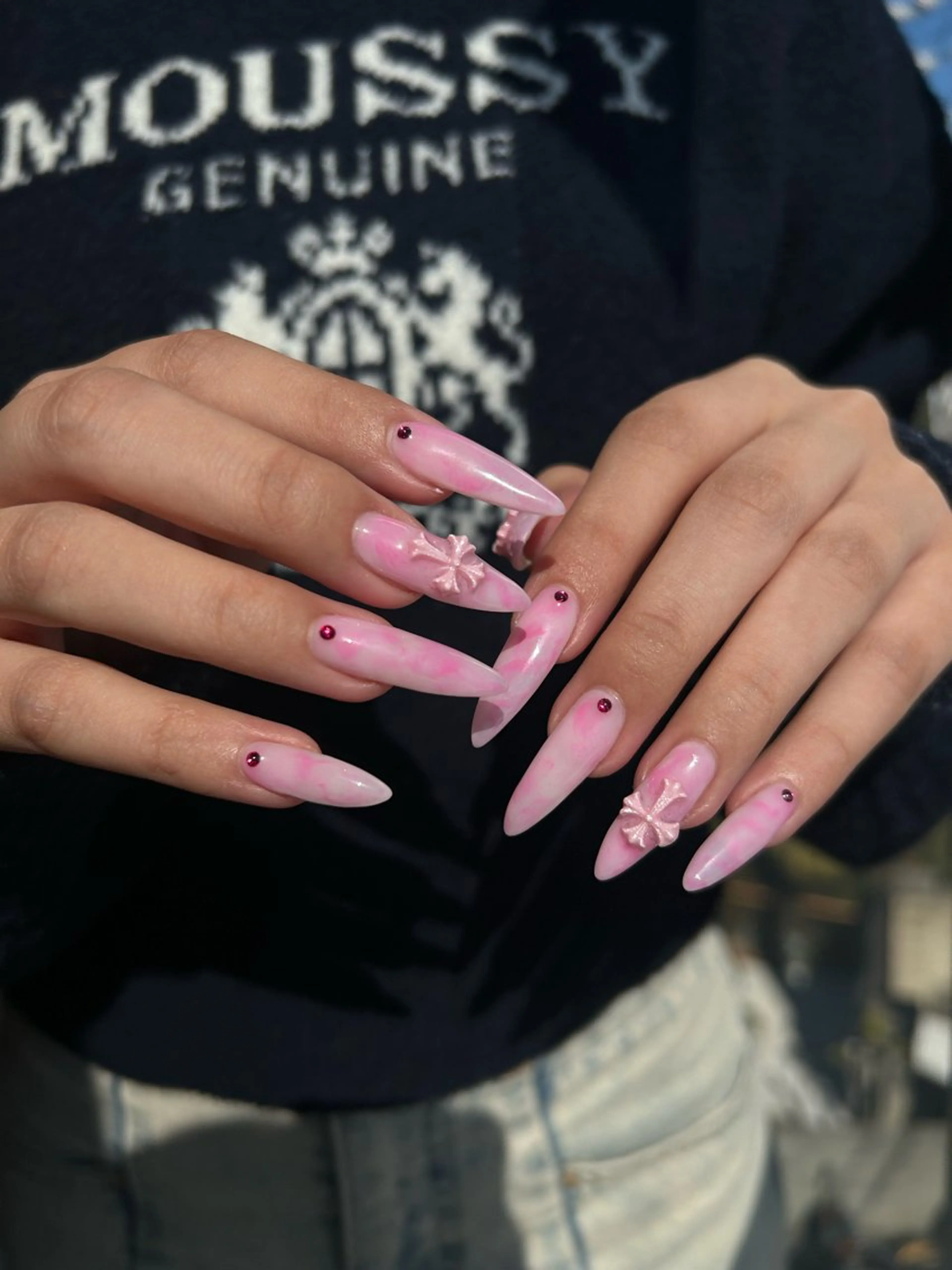 ネイル SEINA_ NAIL🐈‍⬛💗のネイルデザイン