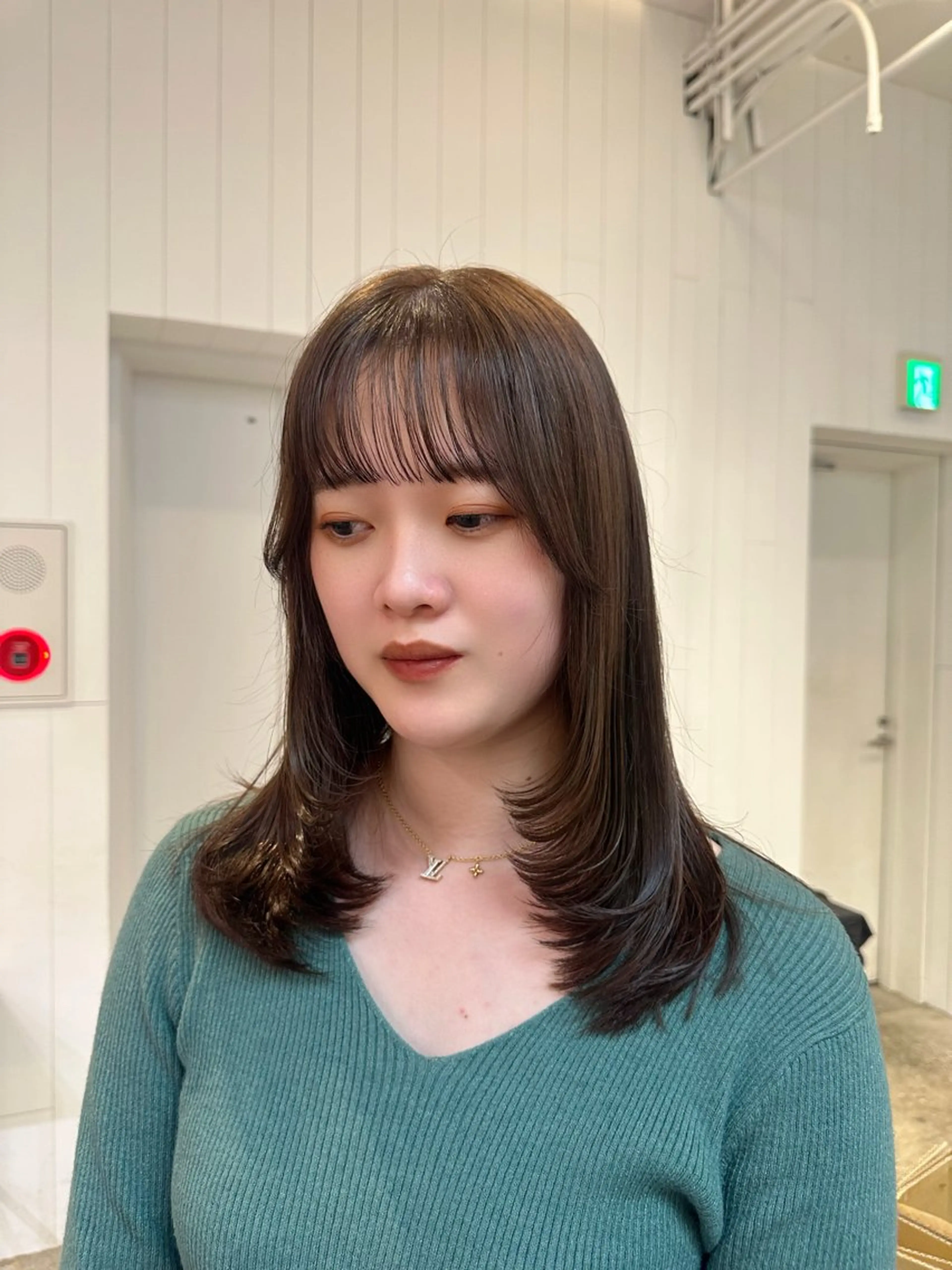 セミロング カラー カット Haruka 🎀暖色カラーのヘアスタイル