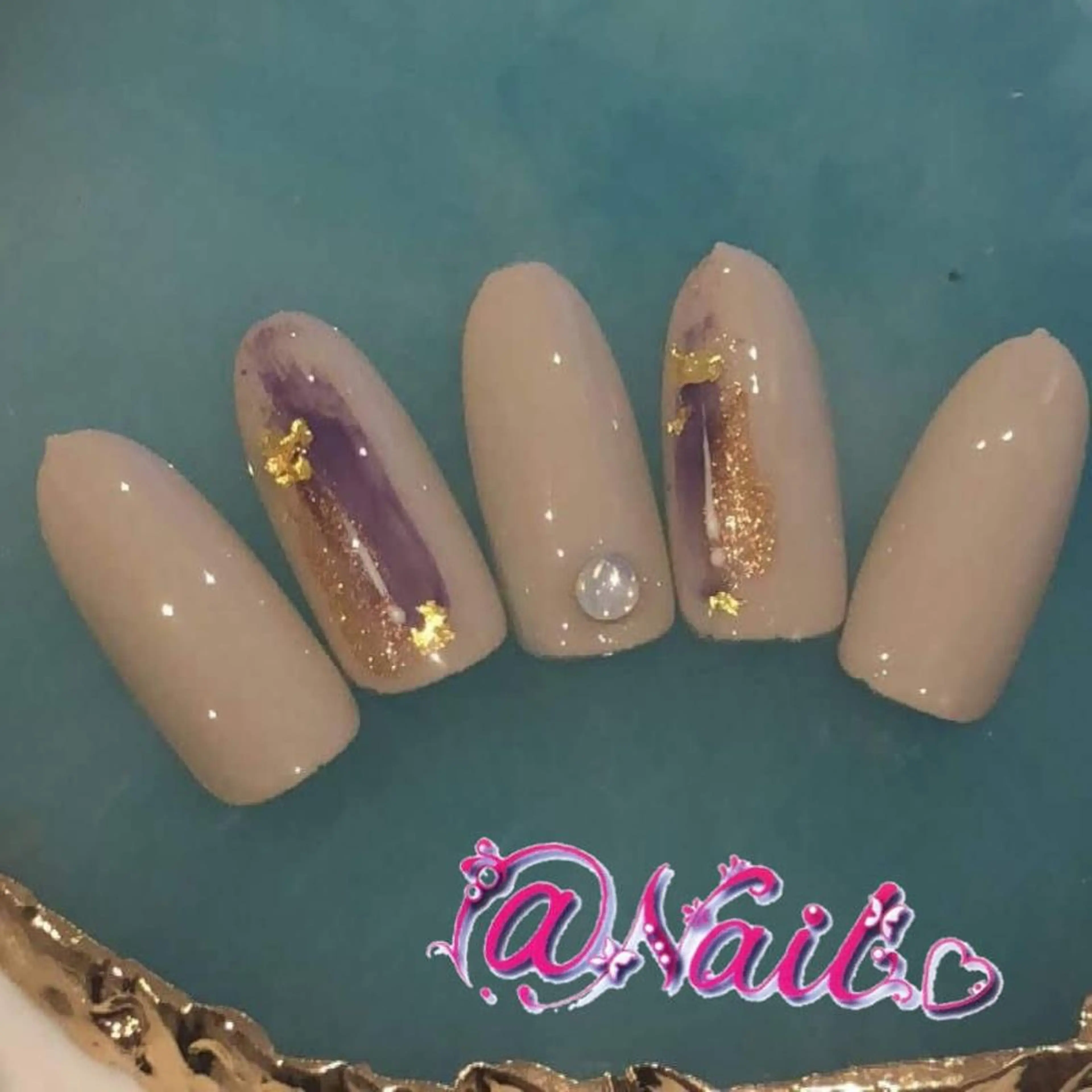 ネイル ネイルチップ 小尾 栞のネイルデザイン