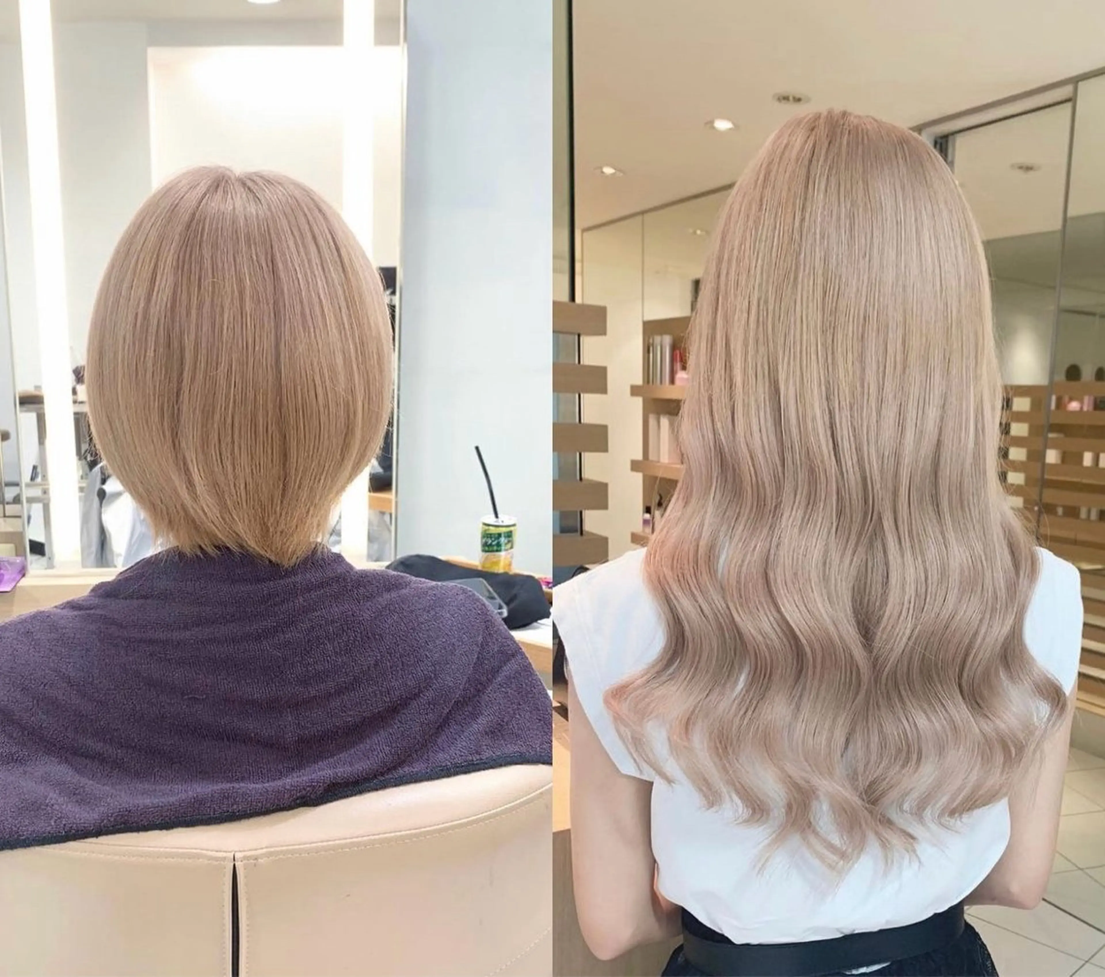 ロング コウ チホウのヘアスタイル