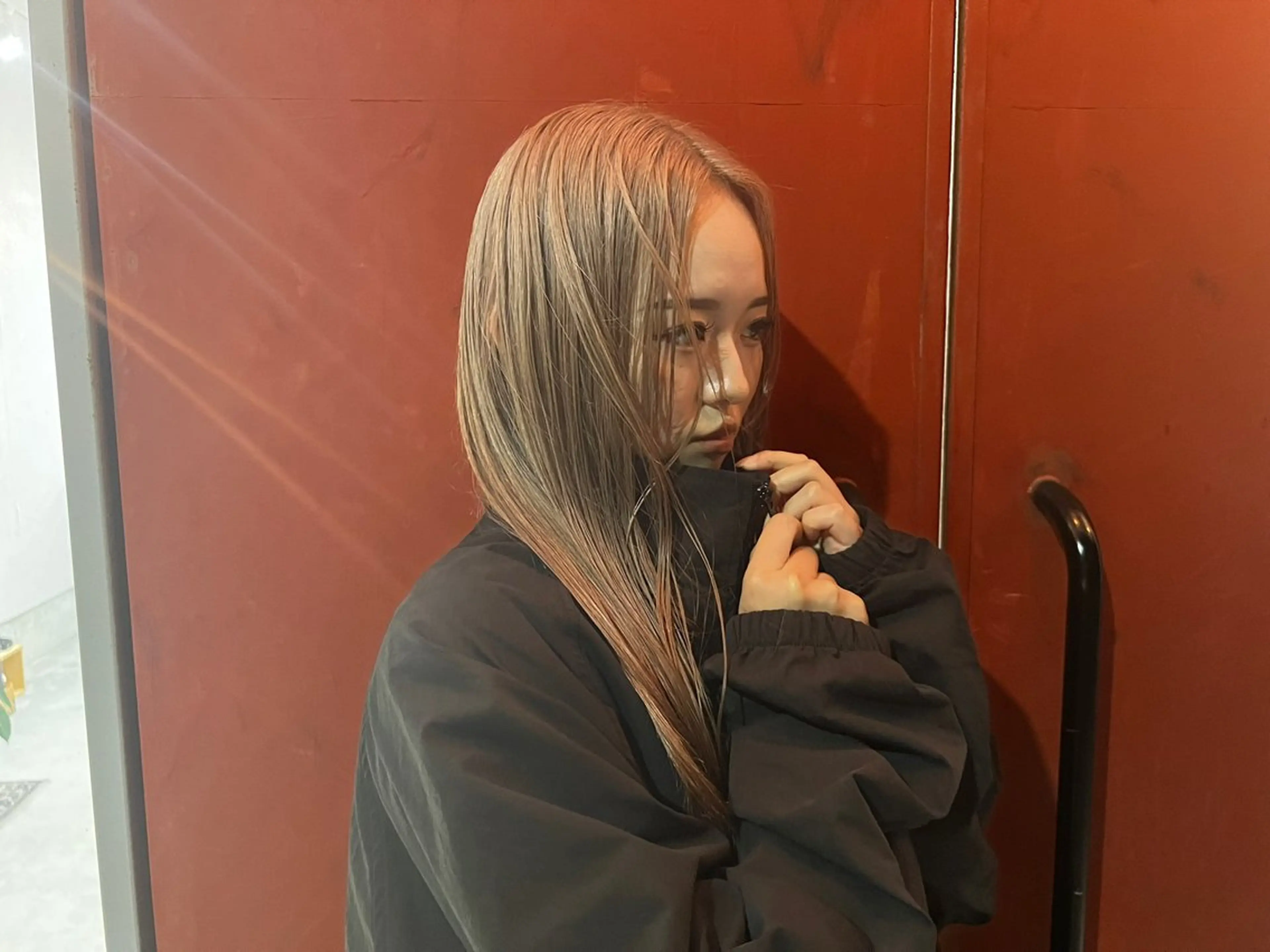 ロング カラー ベージュカラー ダブルカラー ヘアカラー hair vaton所属・ヤハタ ダイキのヘアスタイル