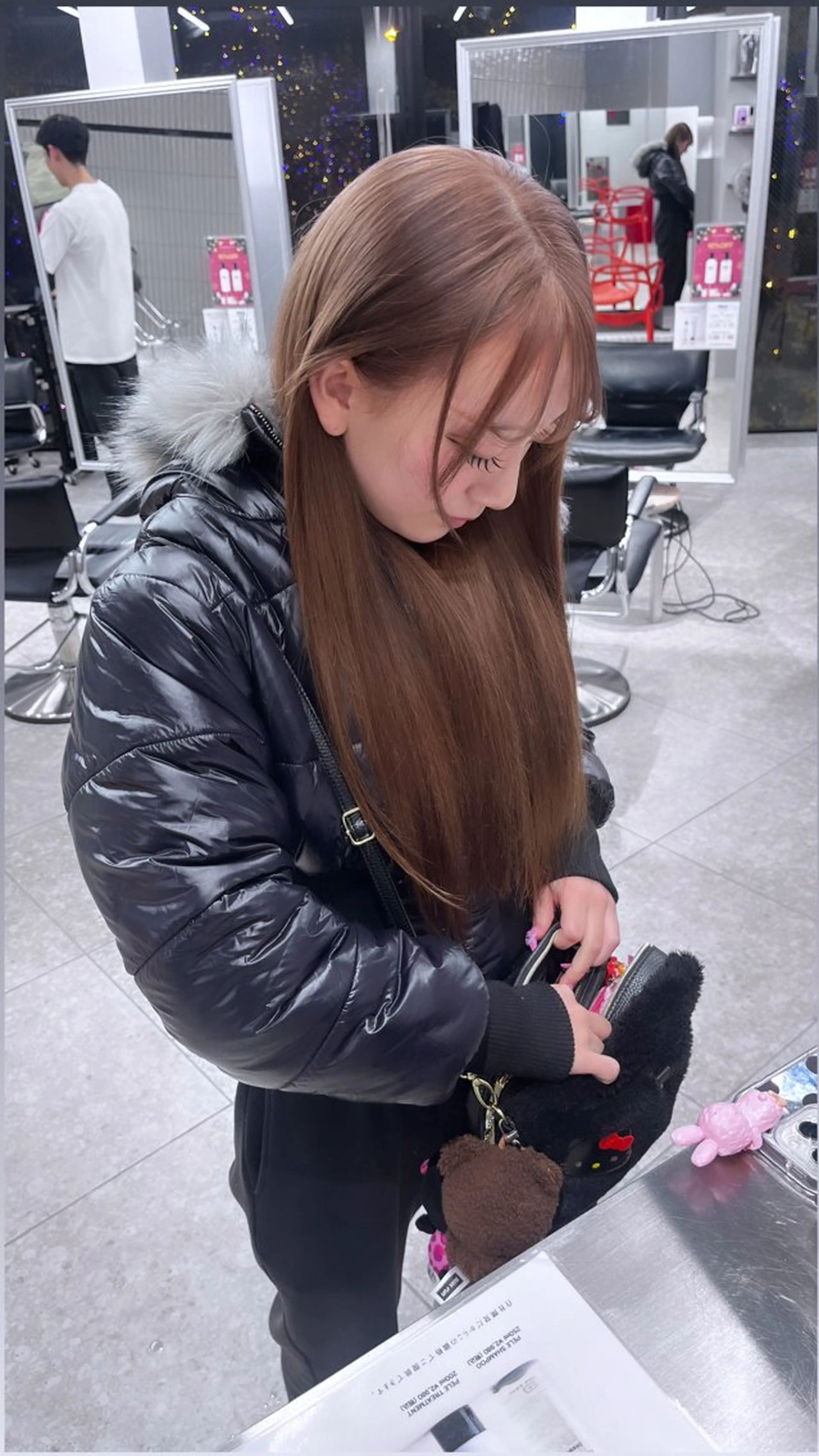 ロング カラー PELE/ミルクティ ー/NATSUKIのヘアスタイル