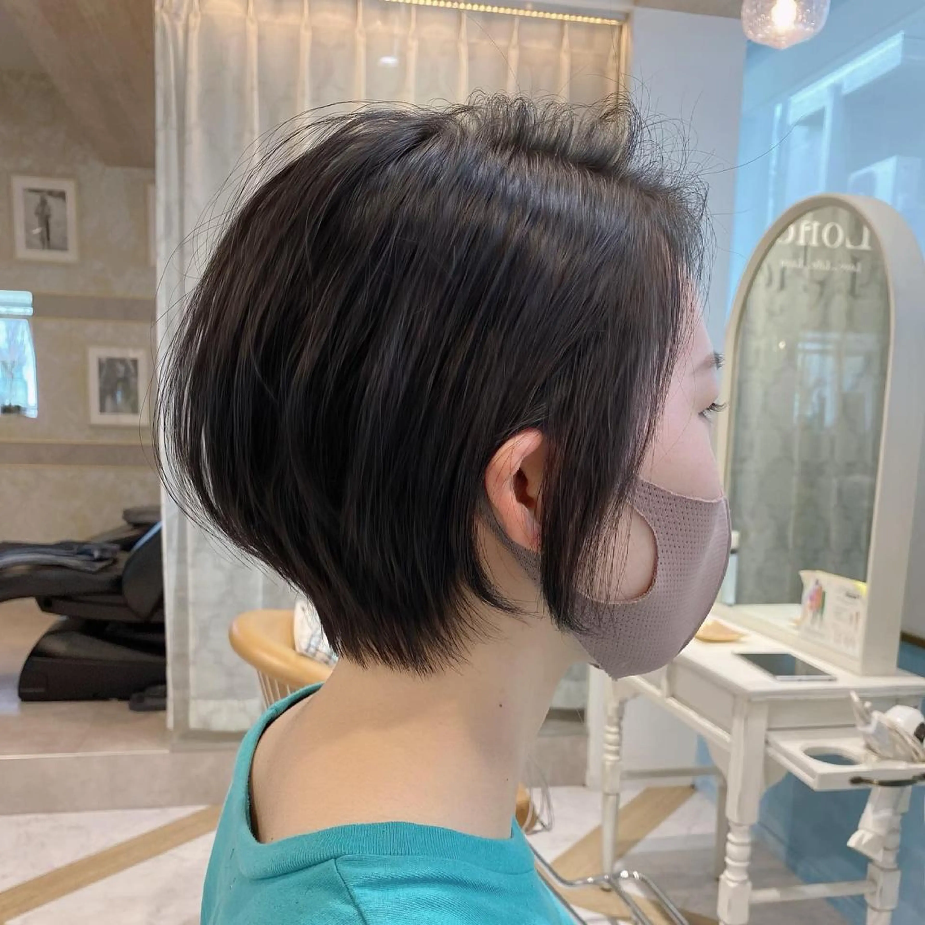 ショート カラー カット ヘアカラー トリートメント 🌟モテ髪ショート 🌟店長　津賀涼のヘアスタイル