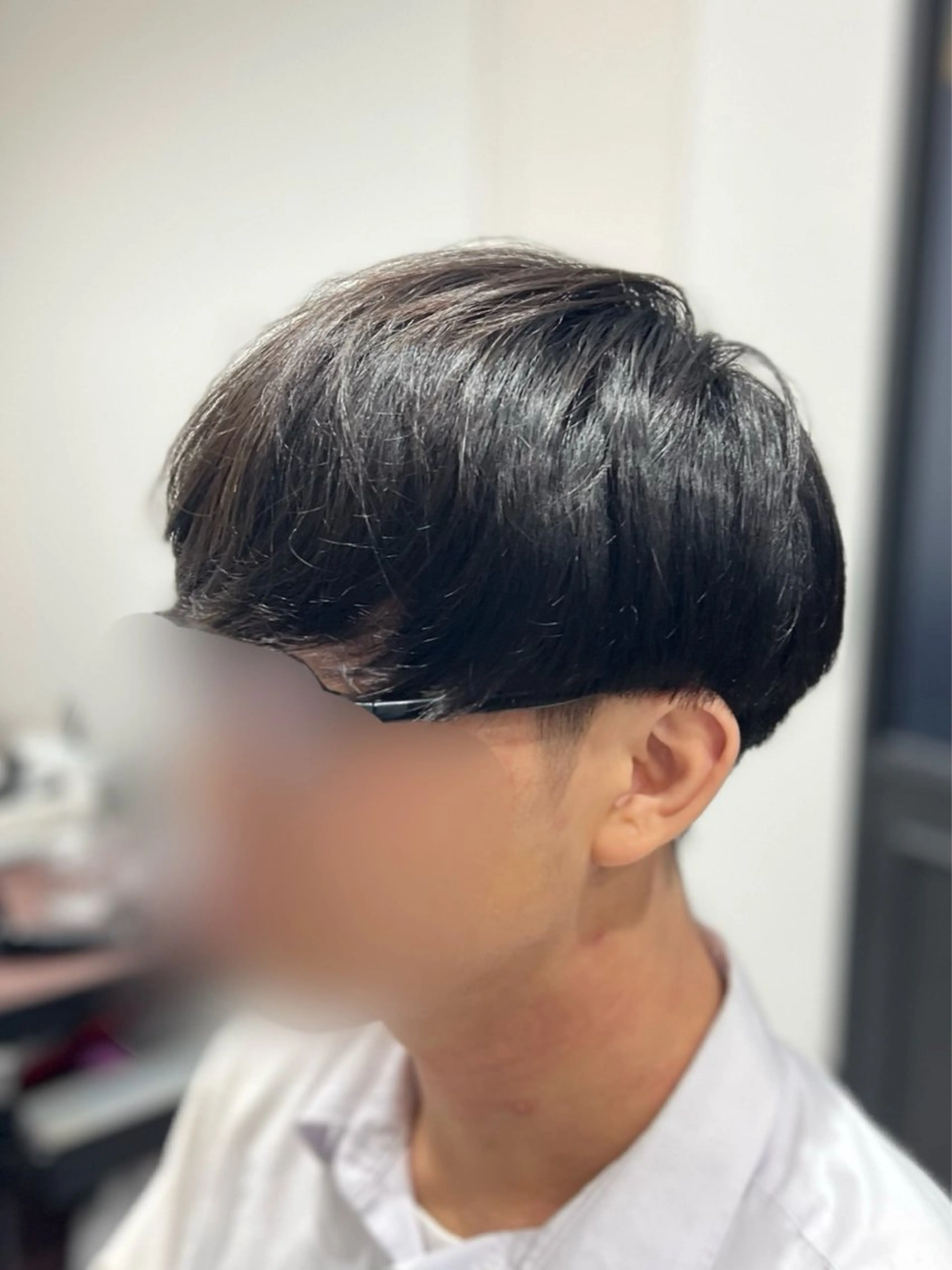 メンズ マッシュ カット パーマ Dia ‎ アキヨシ ミユのヘアスタイル