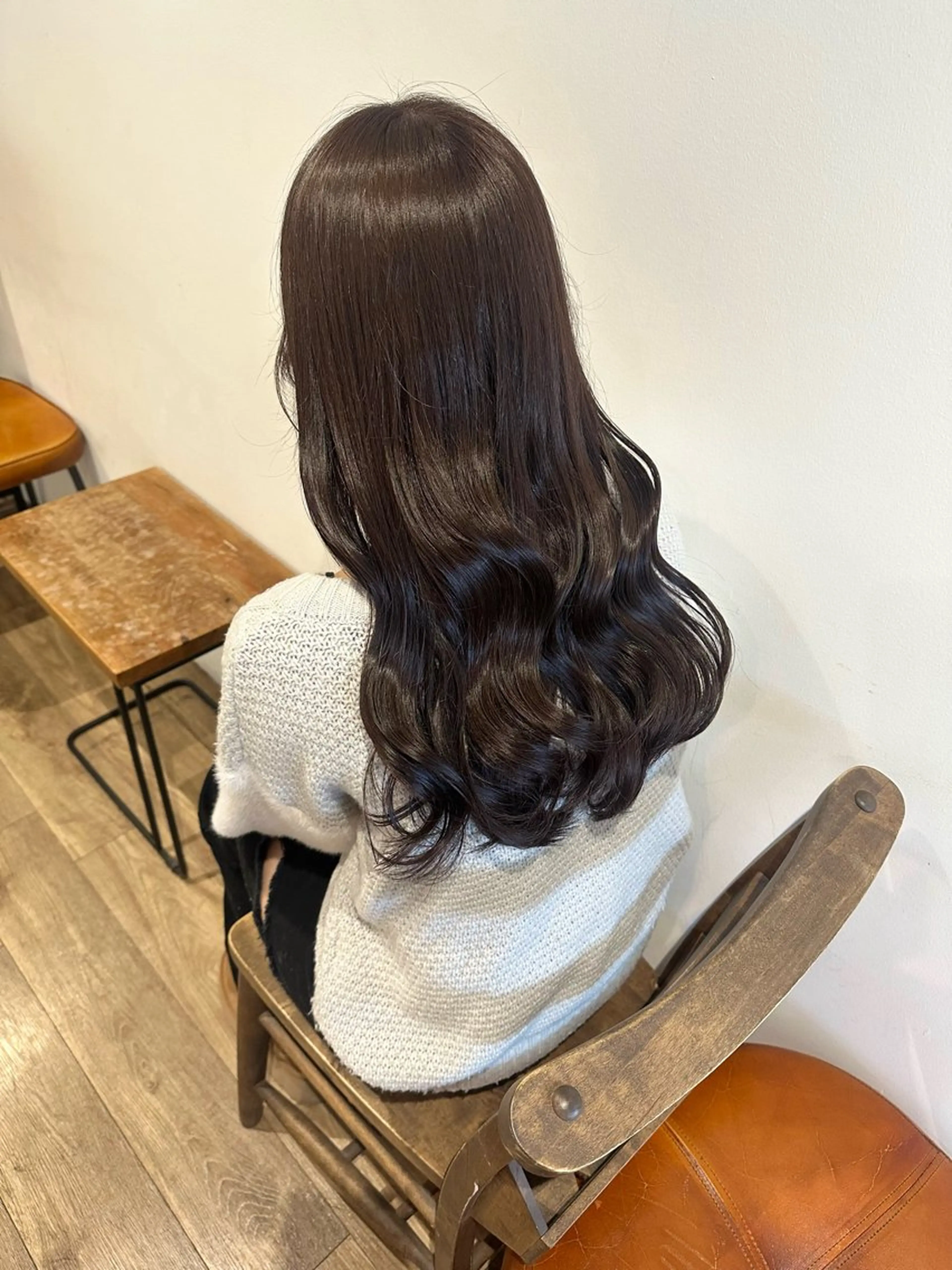 ロング カラー ヘアアレンジ ヘアカラー トリートメント Himawari♡ 柔らかいカラーのヘアスタイル