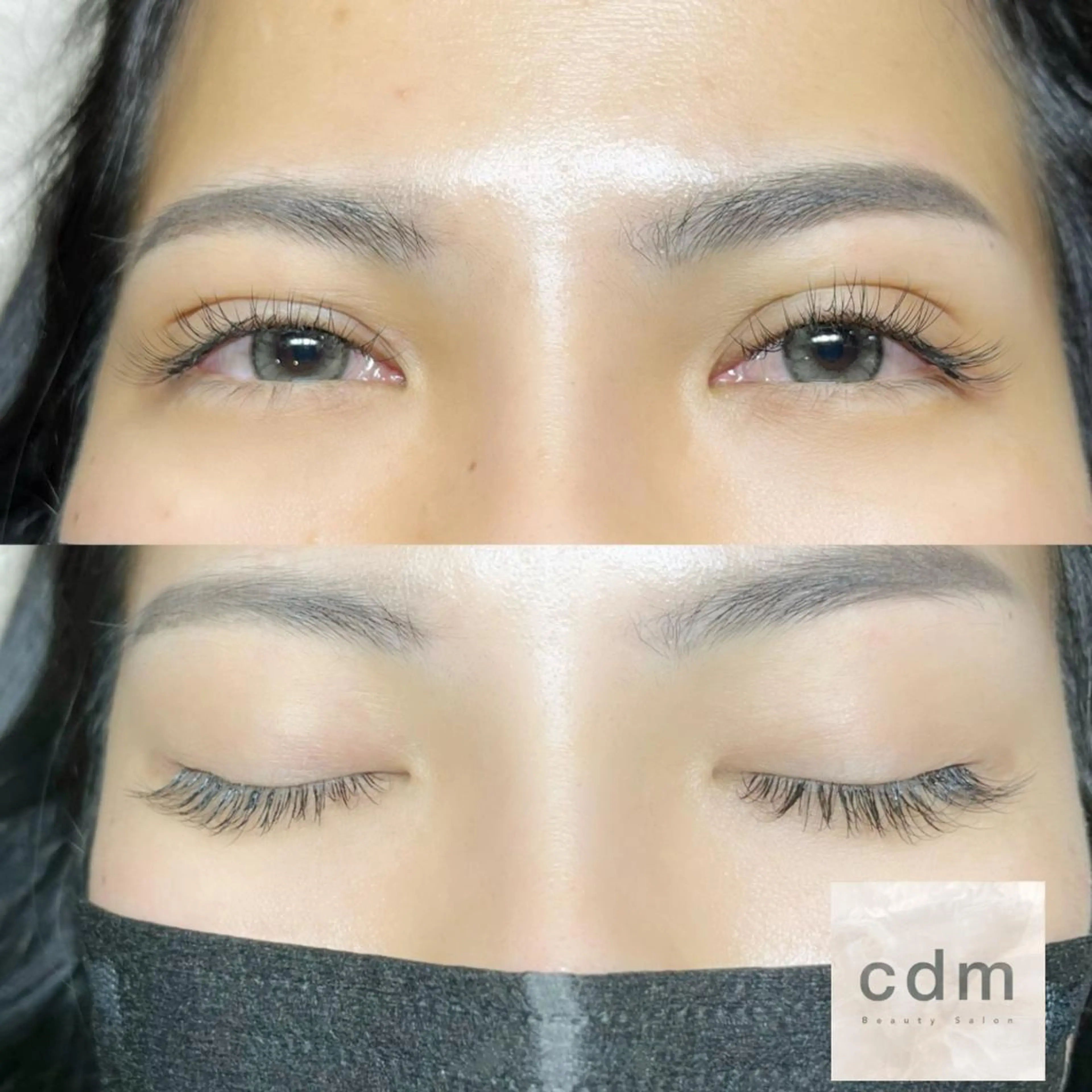 マツエク・マツパ フラットラッシュ シーディーエム cdmのネイルデザイン