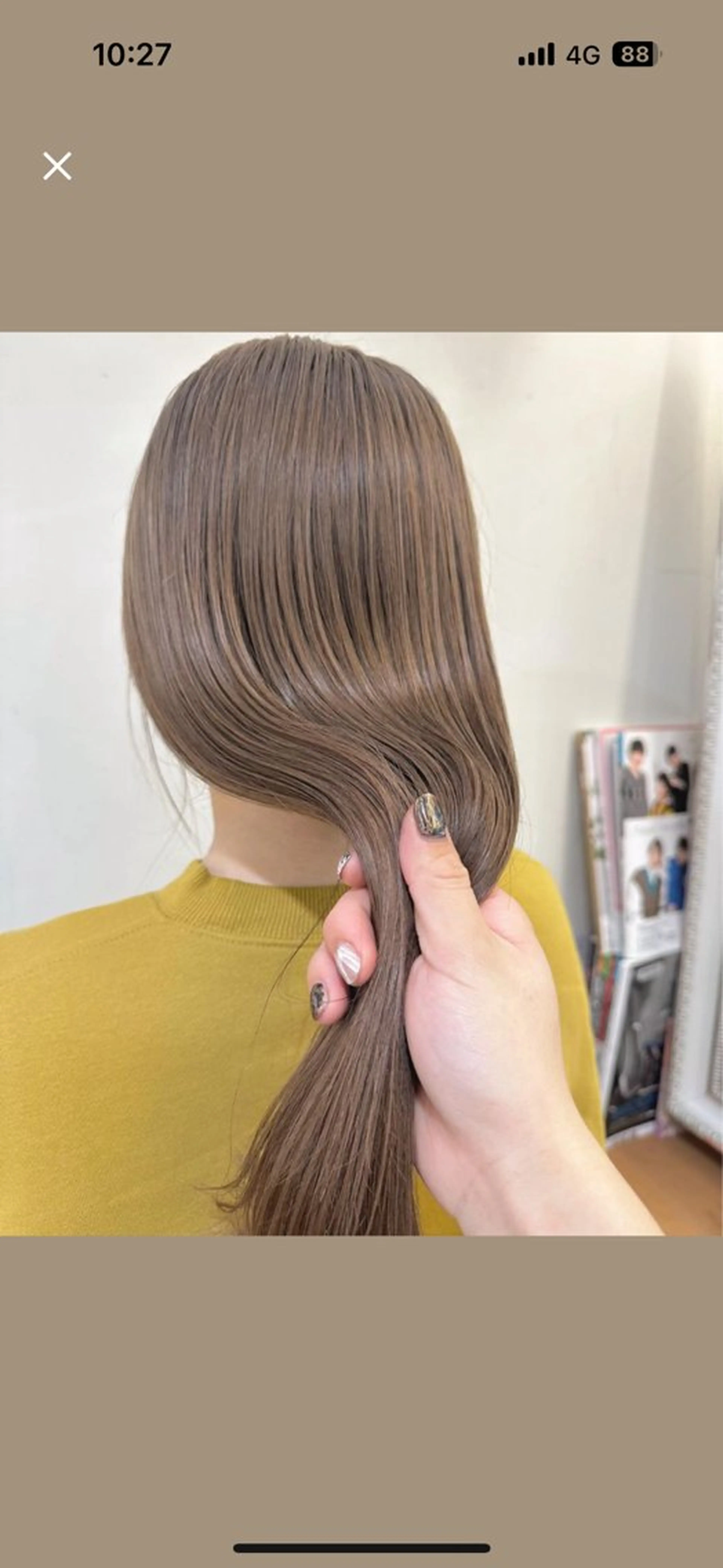 ミディアム ヘアカラー 柔らかbeige /chinari❤︎のヘアスタイル