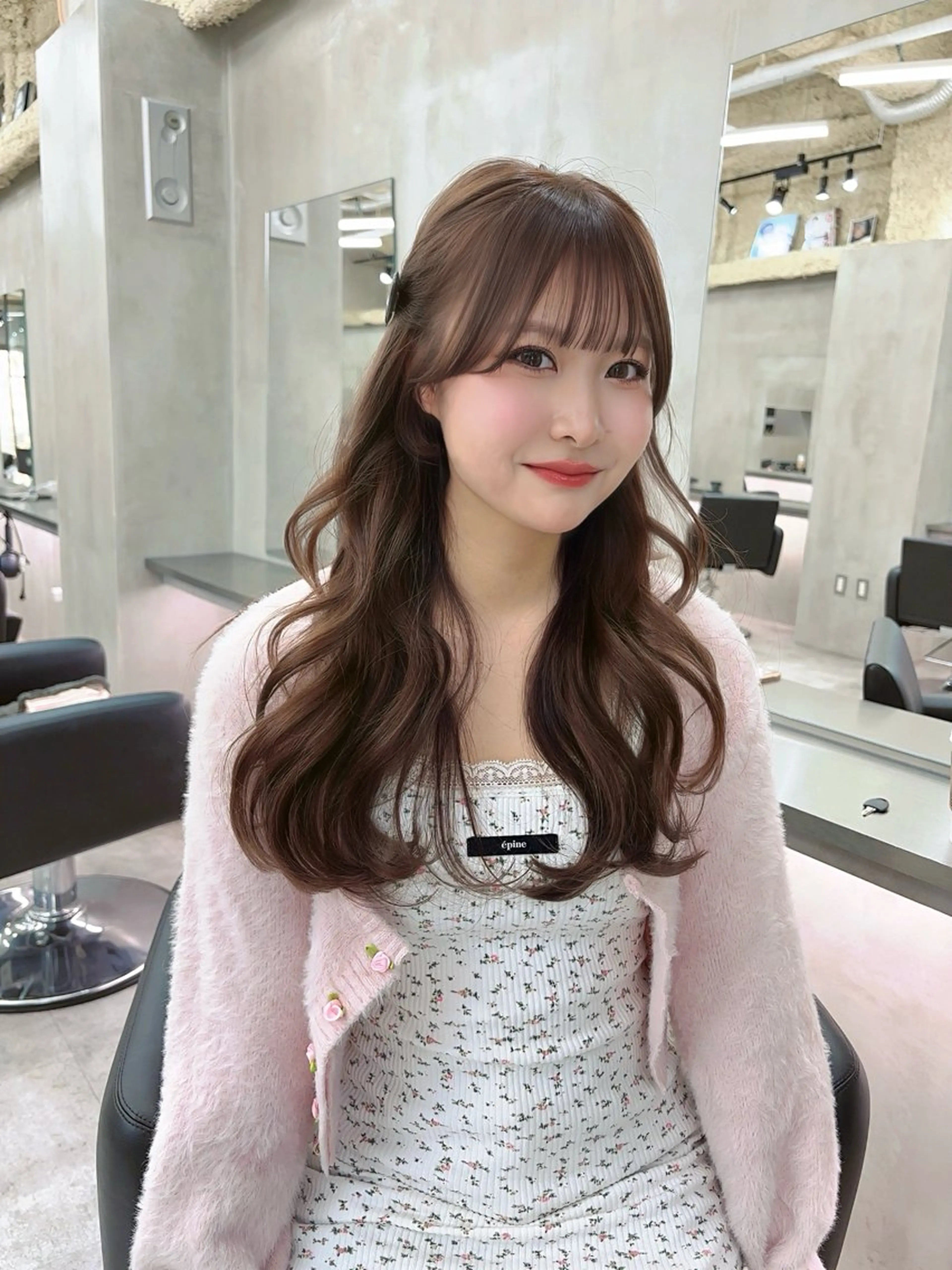 ロング カラー ベージュカラー ブリーチ ケアカラー 透明感カラー ヘーゼル the path sora♡のヘアスタイル