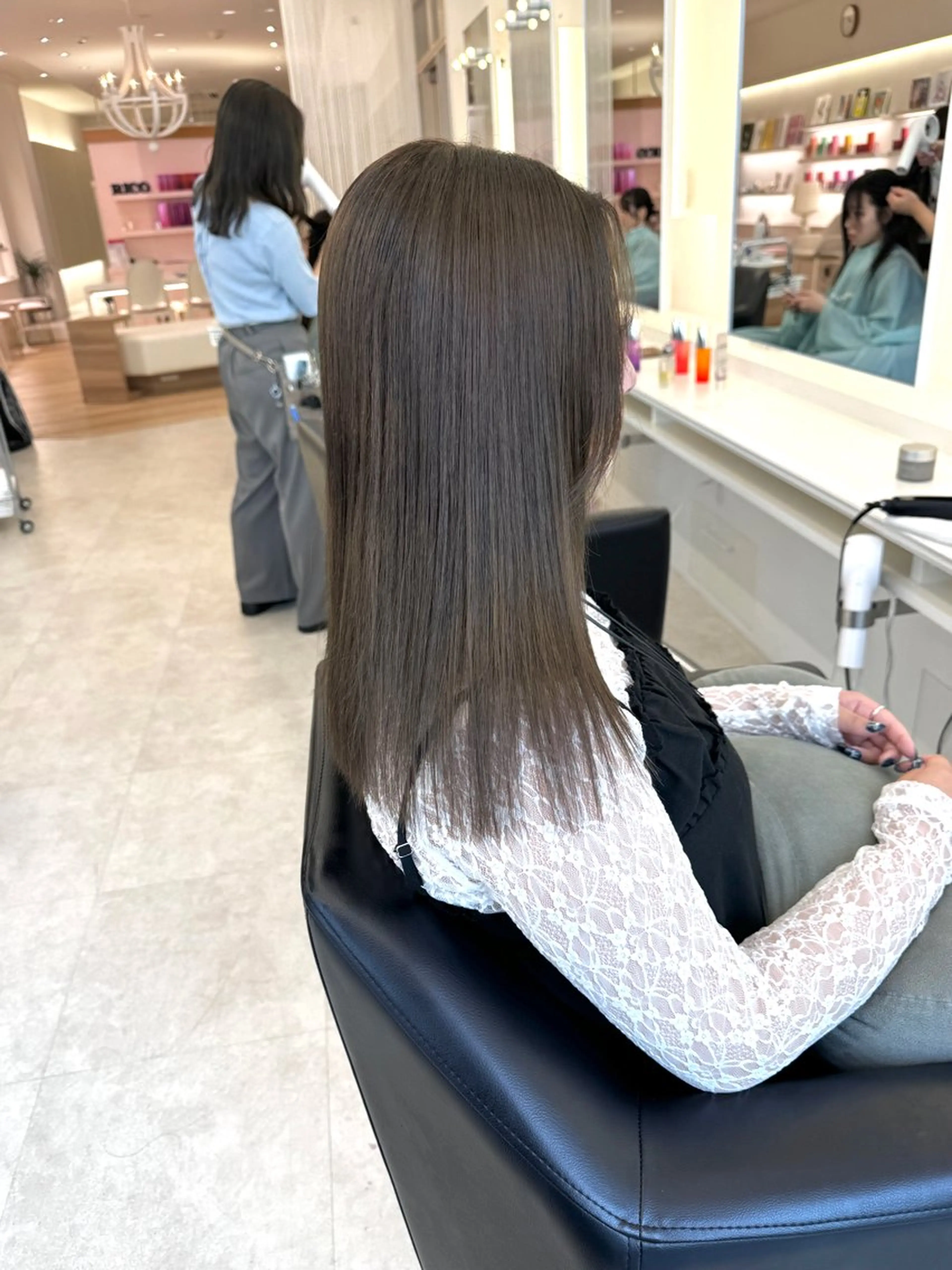 ロング カラー カット ヘアカラー ♡ParveMix NANO♡のヘアスタイル