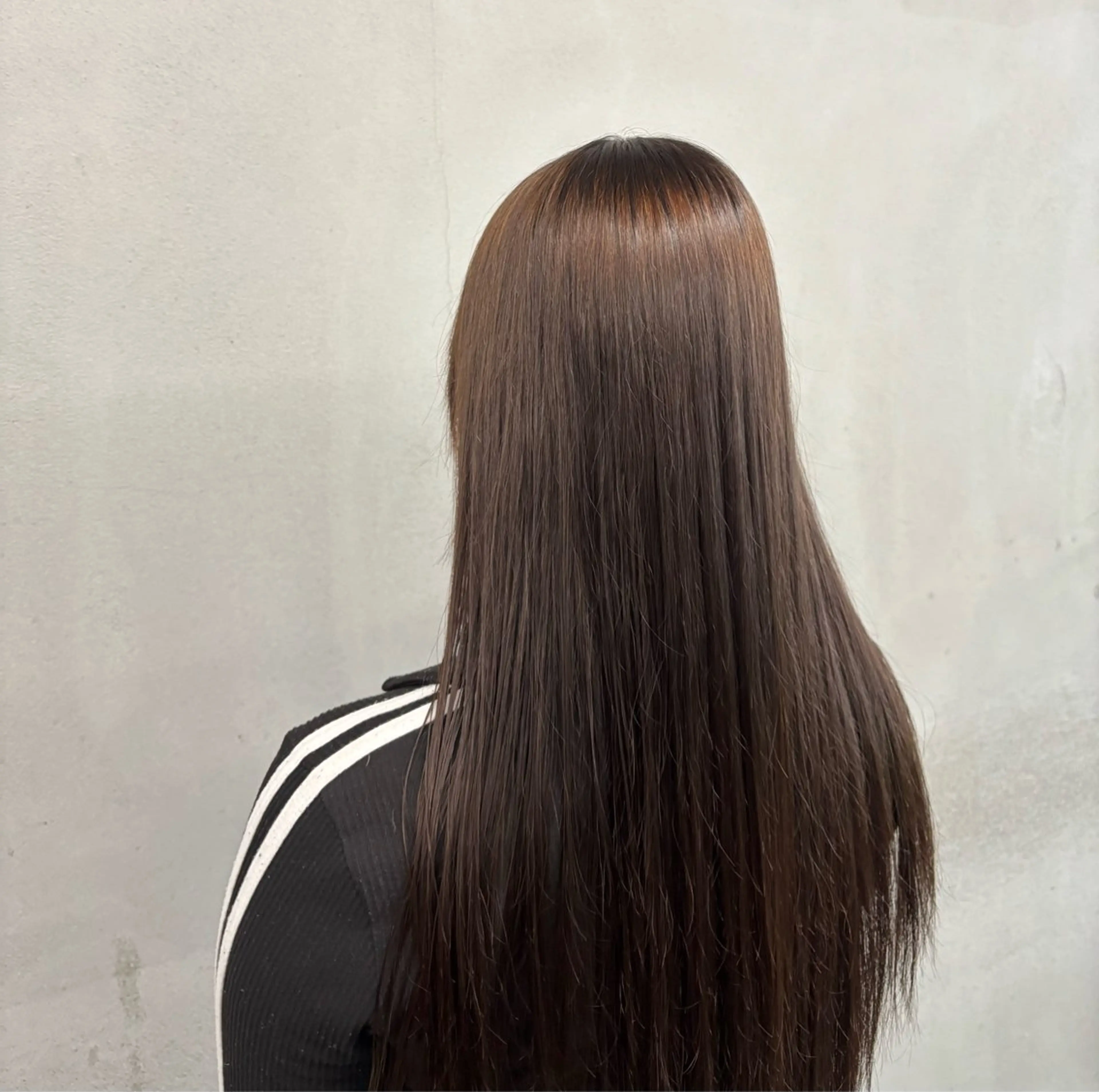 ロング 縮毛矯正 美 晴のヘアスタイル