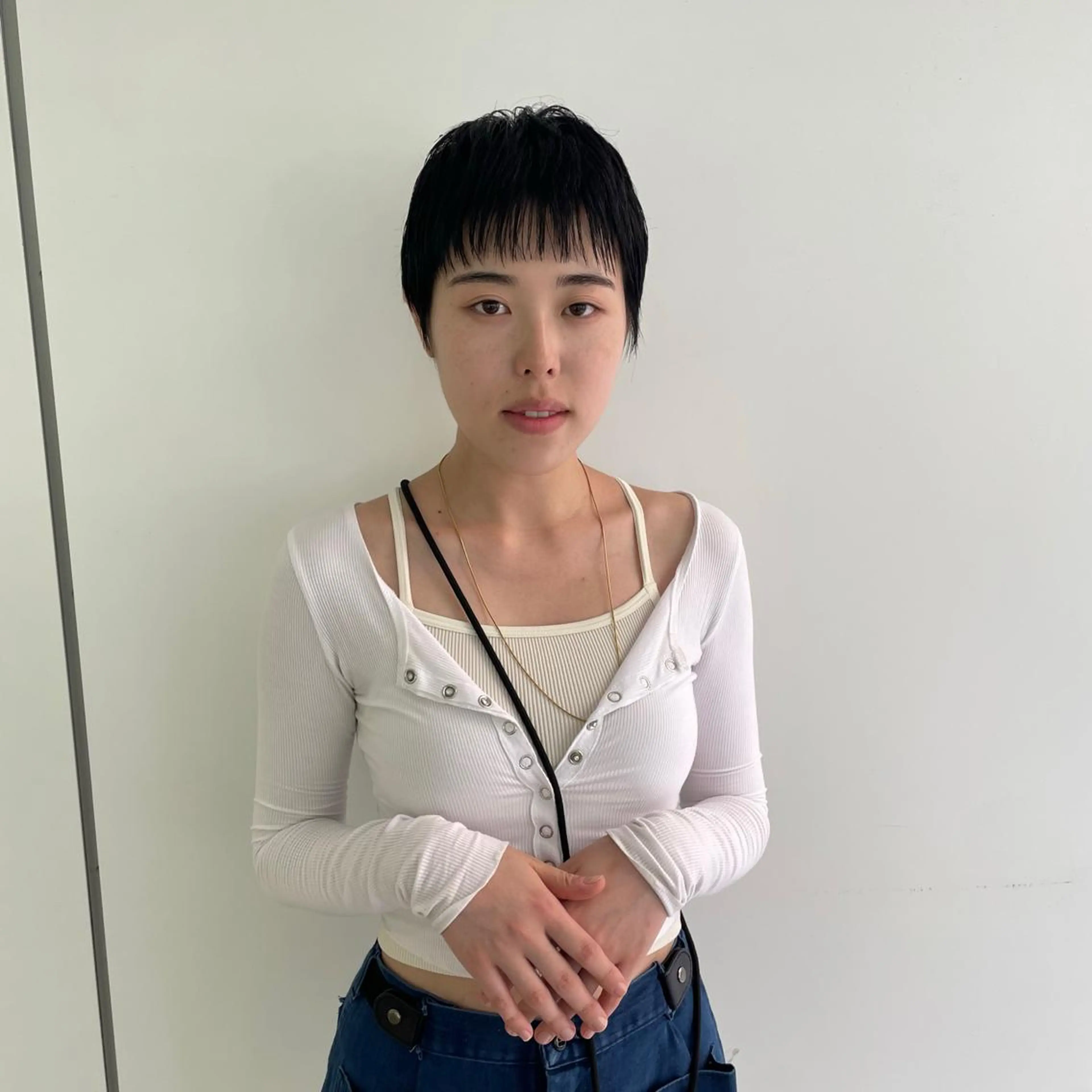 ショート カラー レイヤー×顔周 り×髪質改善/MIUのヘアスタイル