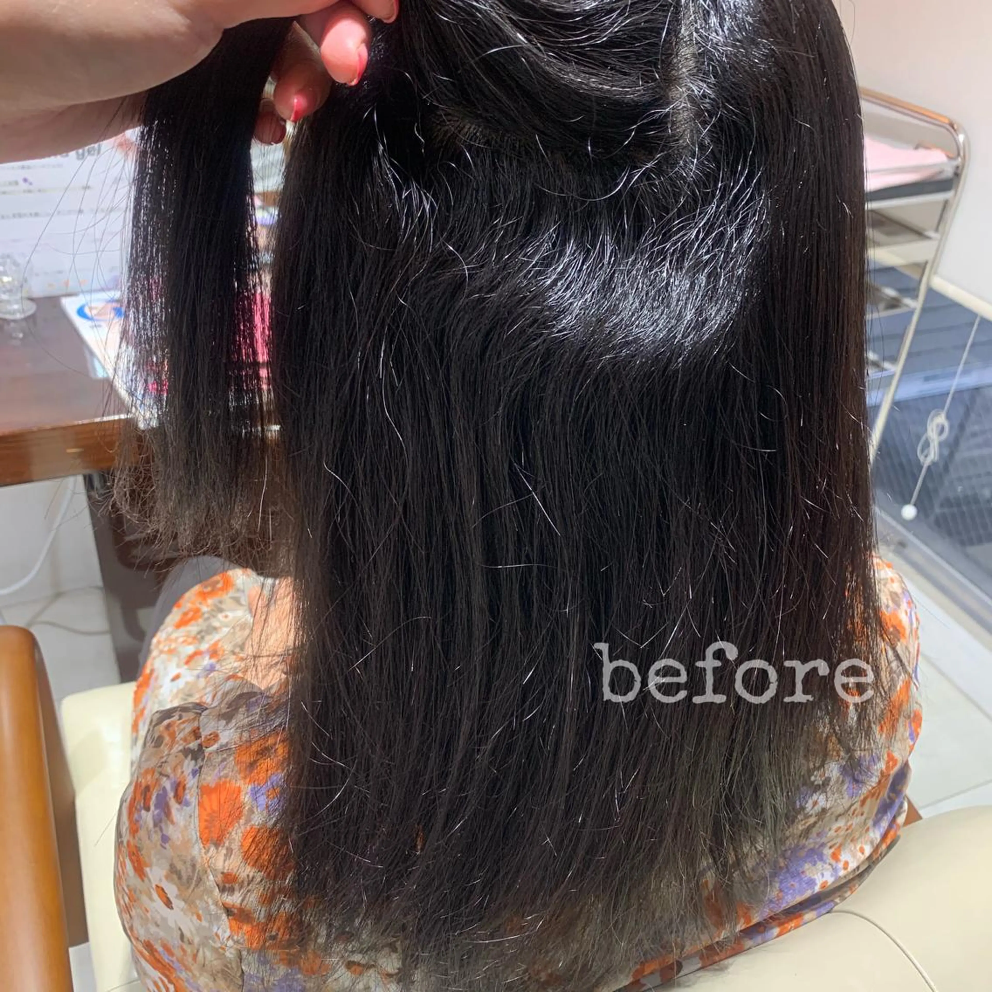 セミロング 黒田 優衣のヘアスタイル