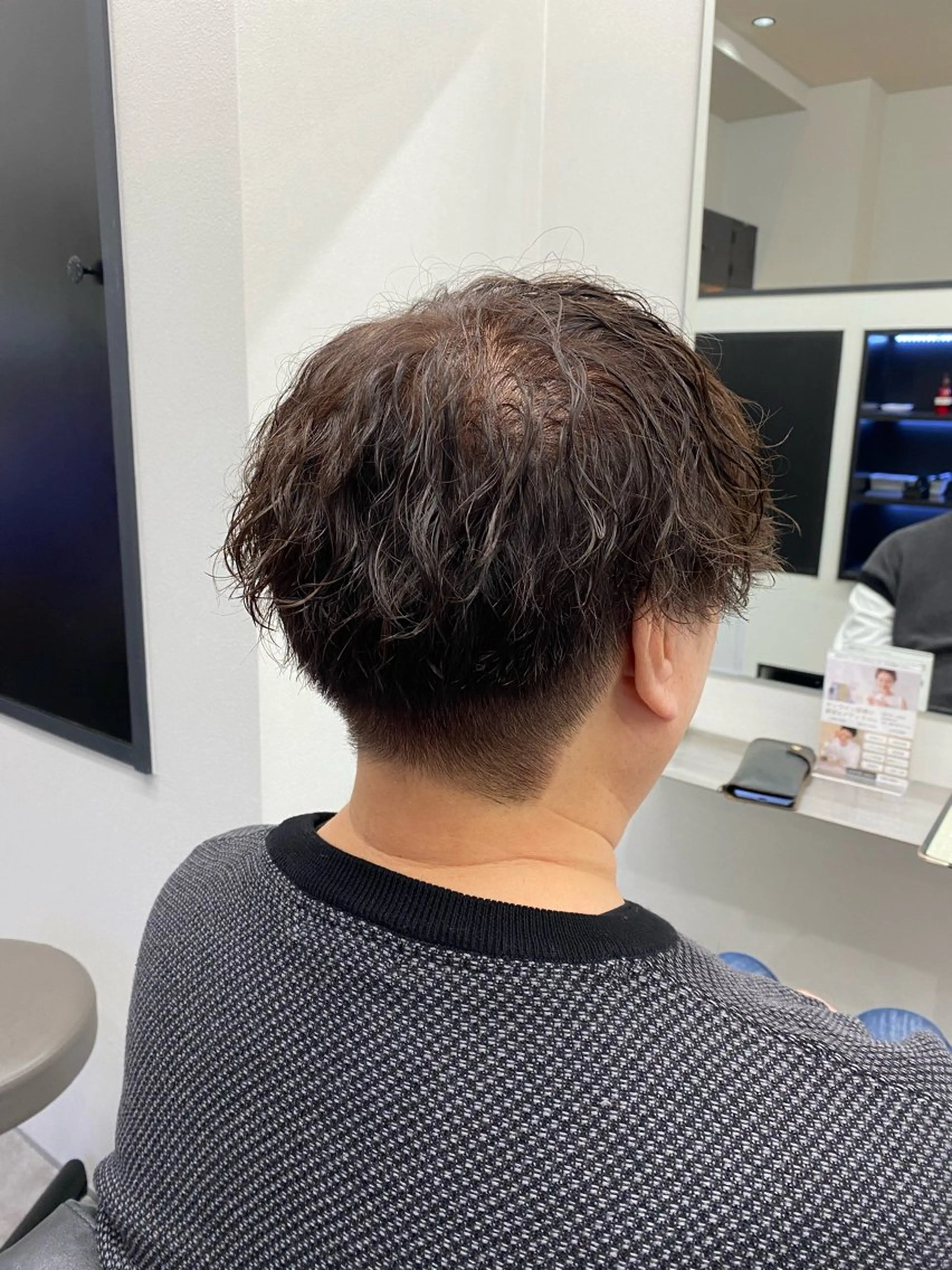 メンズ カット パーマ トリートメント 今吉舞美 /ケアパーマ/鎌取のヘアスタイル