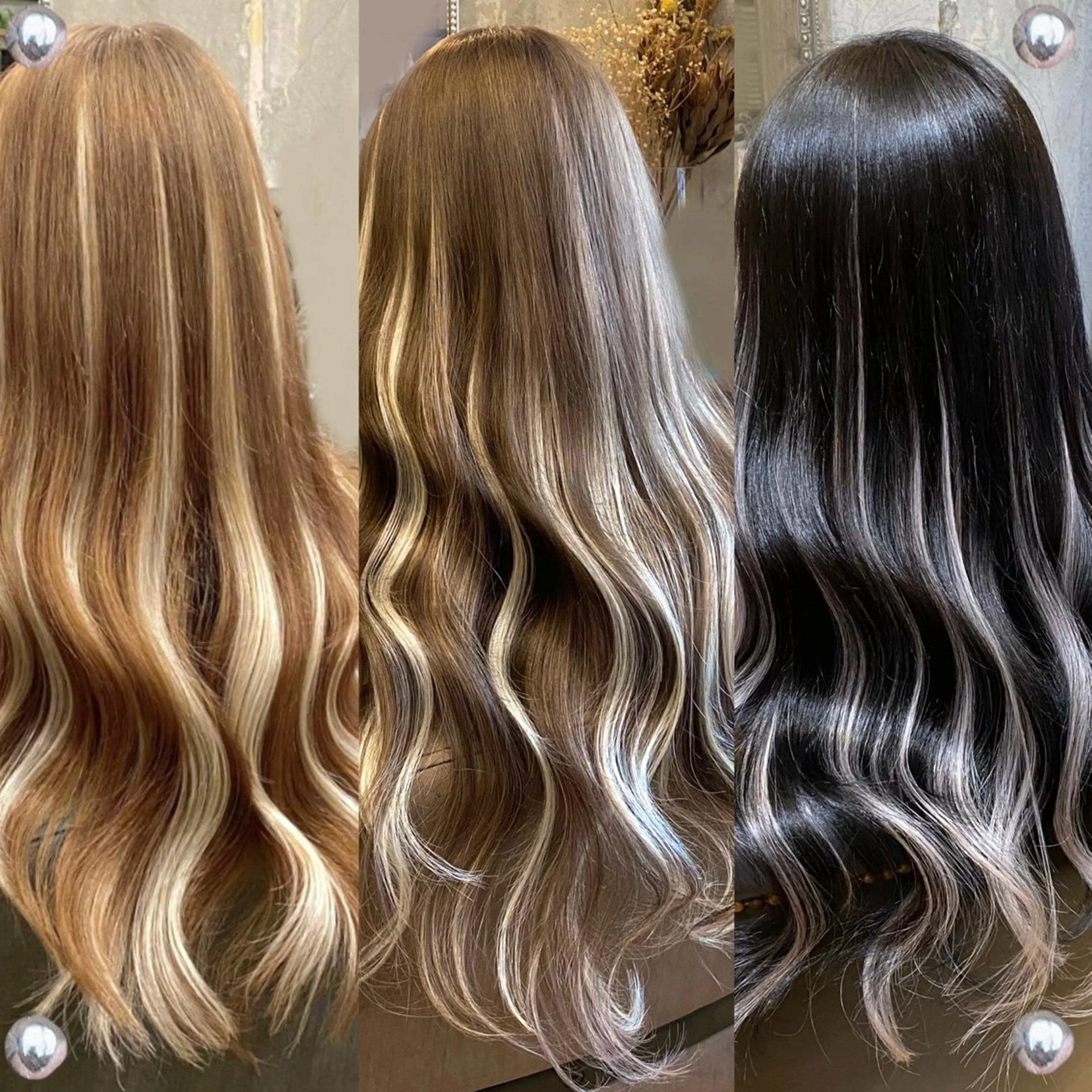 ロング ヘアカラー エクステ シールエクステ 🐁ONOのヘアスタイル