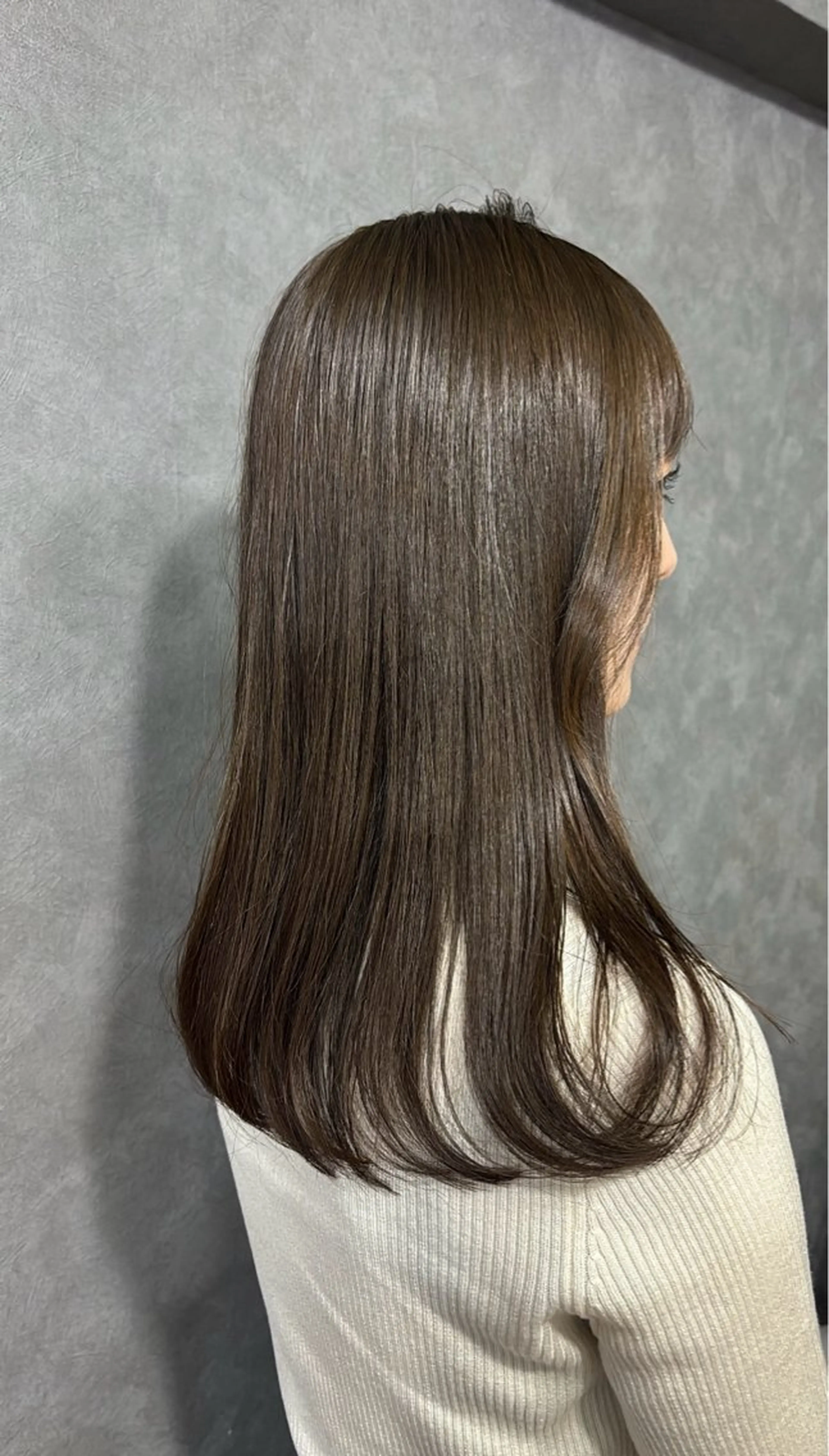 セミロング カラー chouette/ 根本優希のヘアスタイル