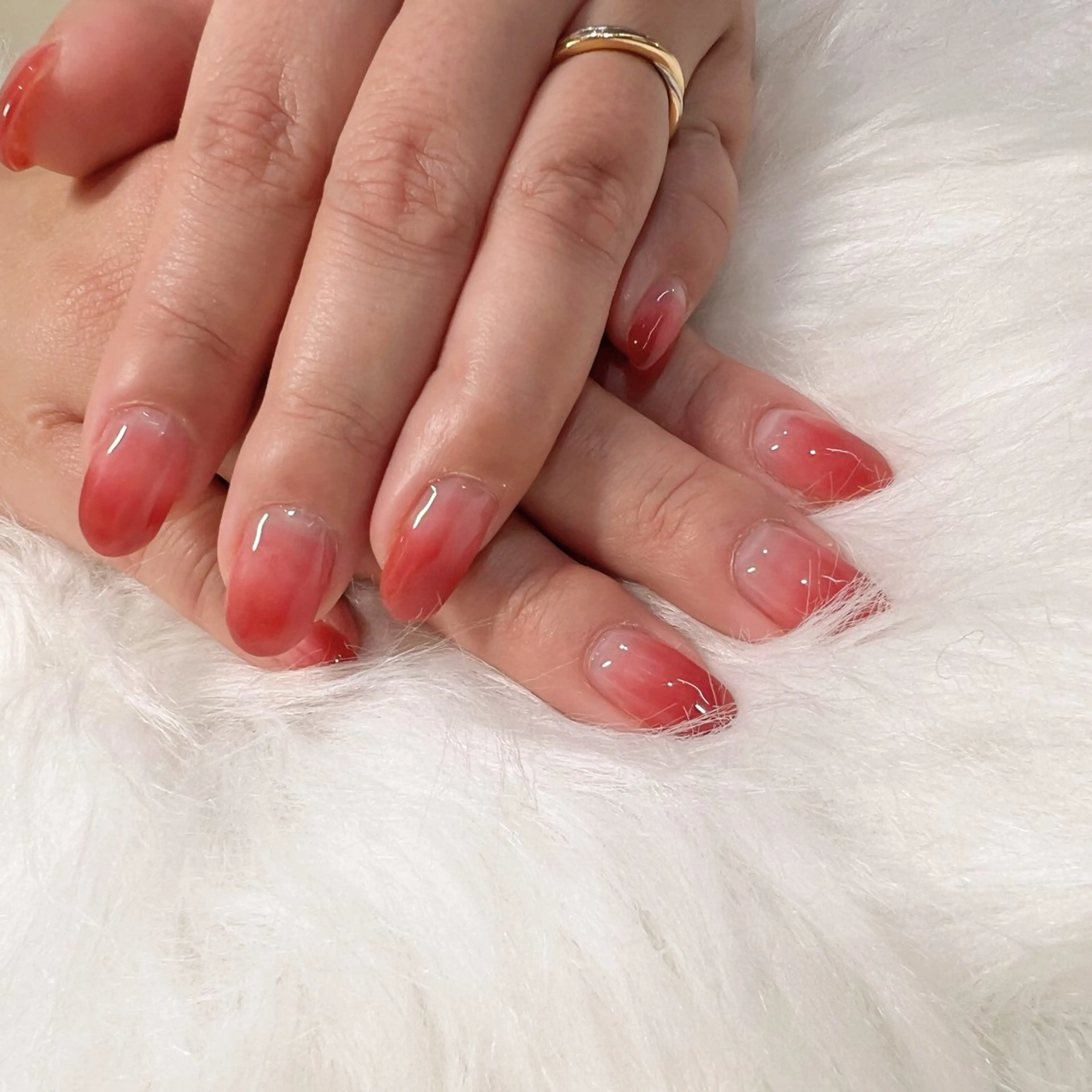 ネイル 赤色 CARIS nailはづきのネイルデザイン