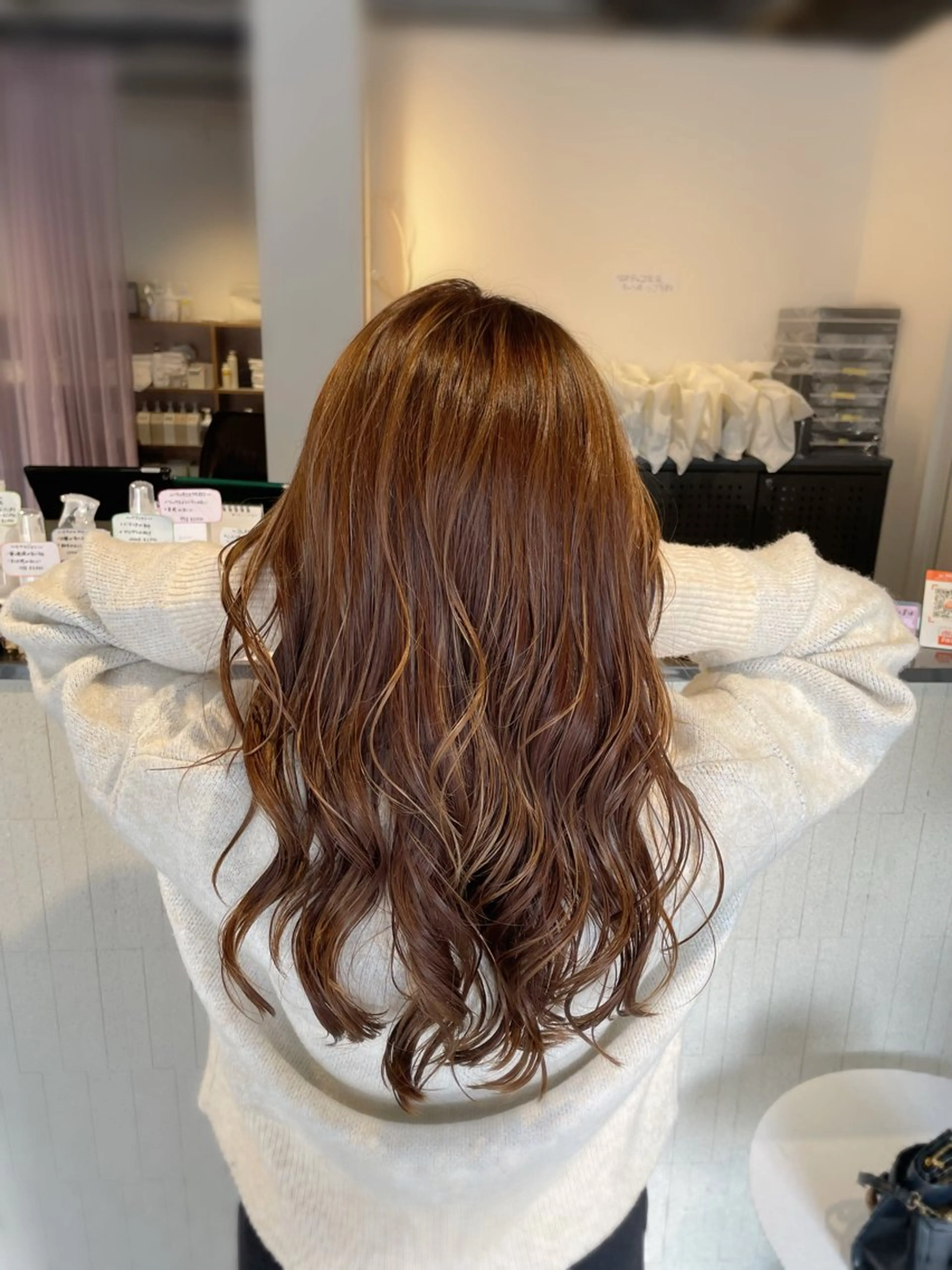 ロング カラー ヘアカラー トリートメント 💎韓国カラー Giness坂下巧のヘアスタイル