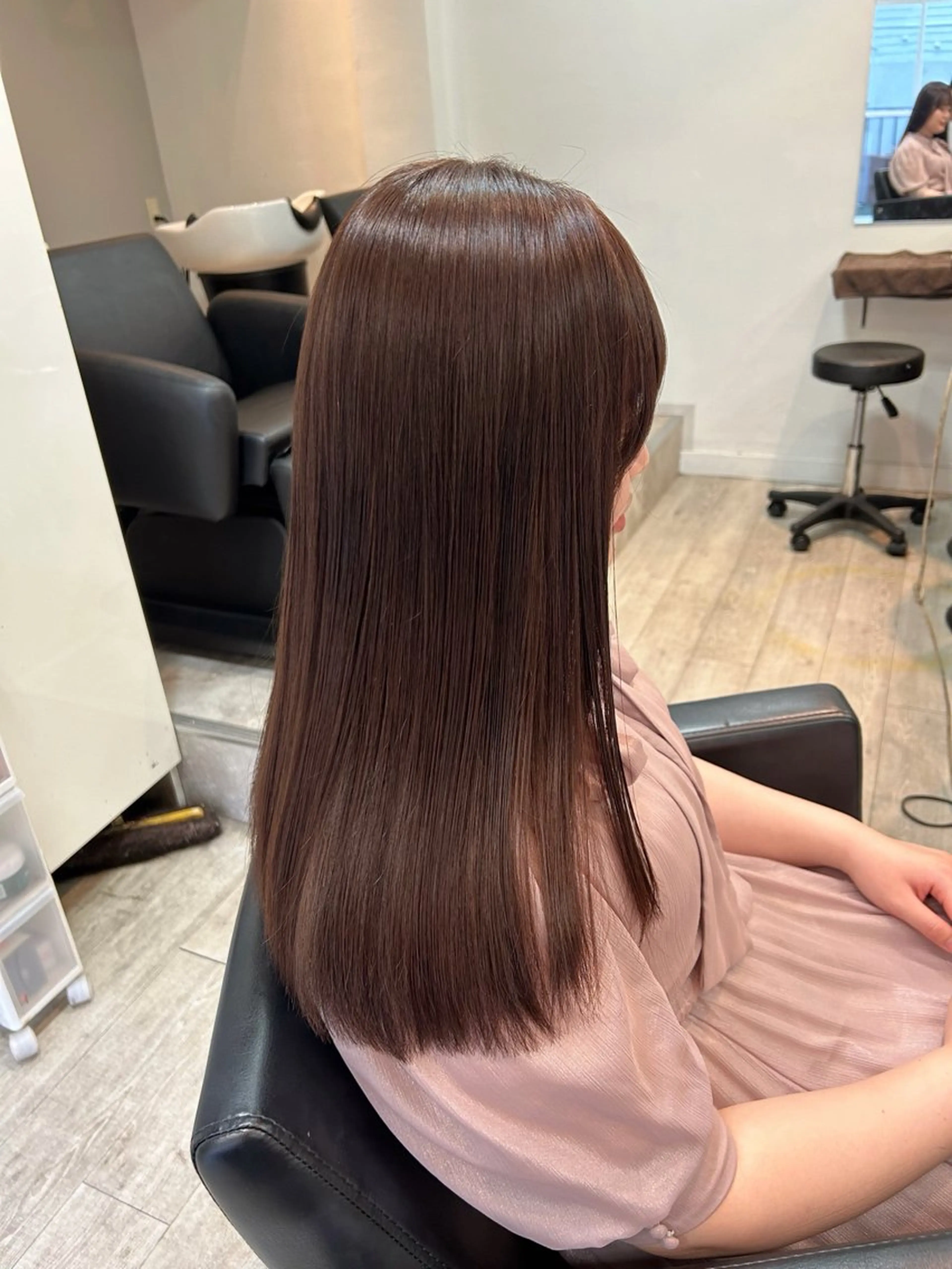 ロング カラー ヘアアレンジ 代表🎀 ふわモテ愛 され髪🩷yumiのヘアスタイル