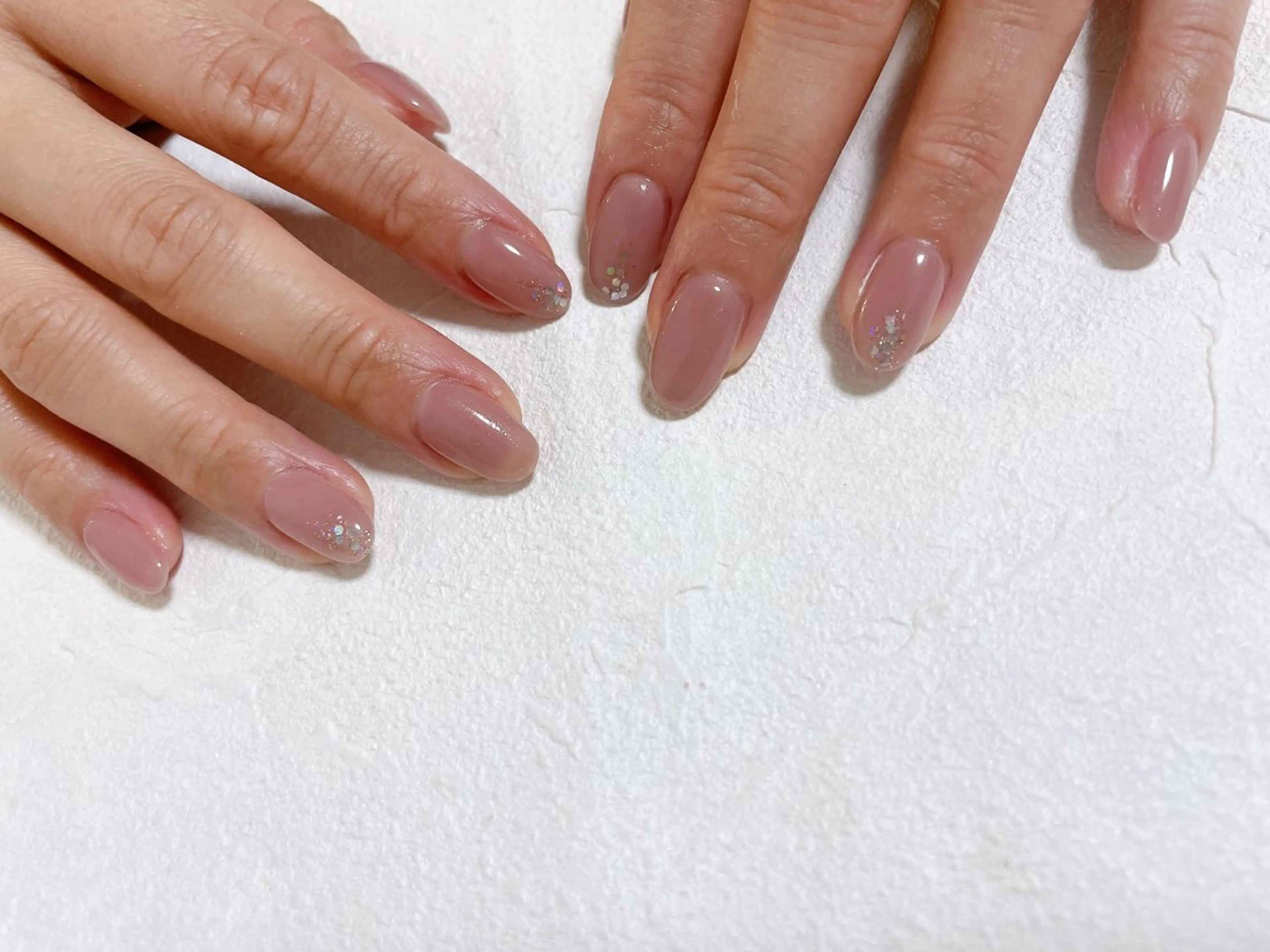 ネイル オーロラネイル フットネイル フレンチネイル ジェルネイル 韓国ネイル mogunail &blowのネイルデザイン