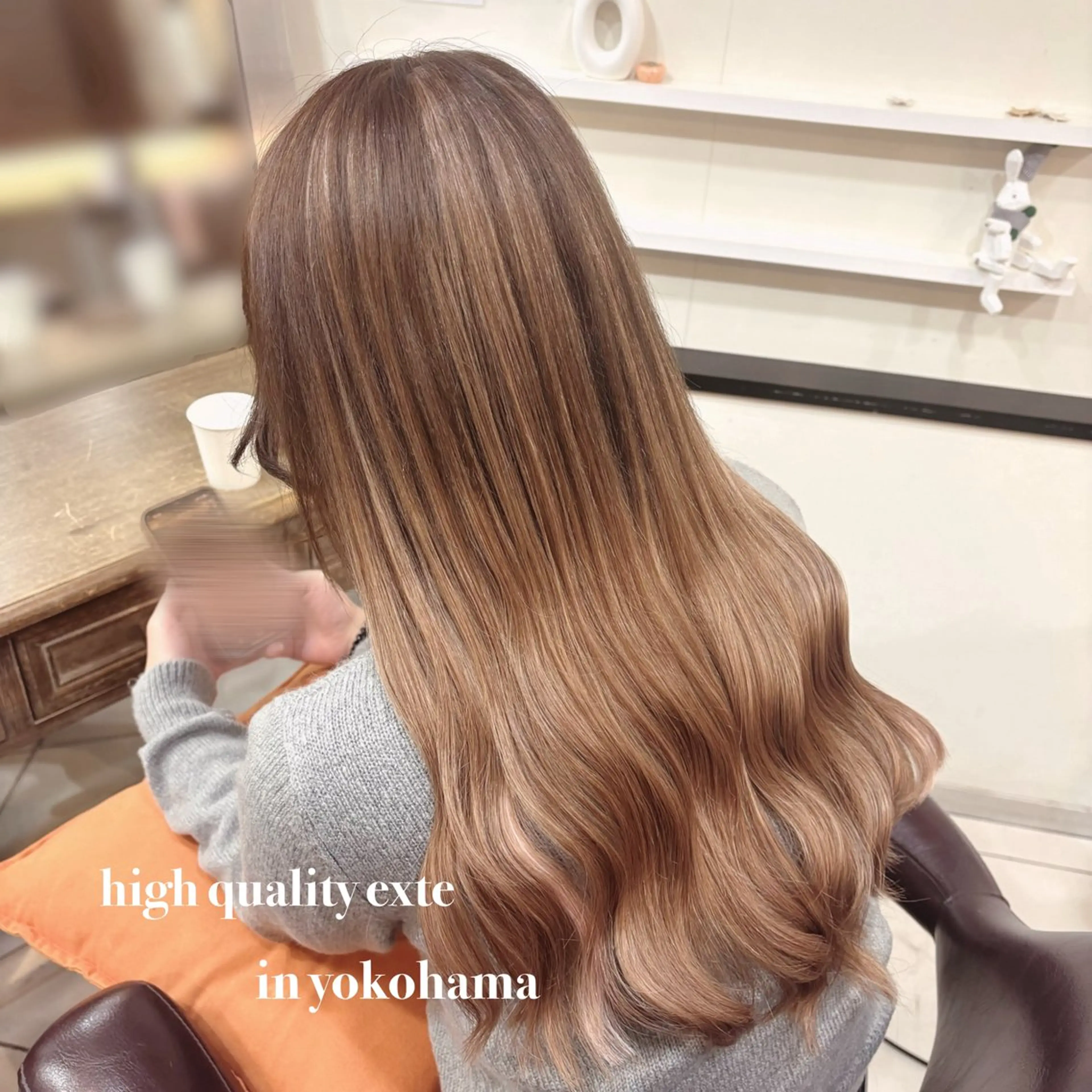 ロング カラー エクステ エクステ ヘアセット 絶対可愛い宣言💝横 浜エクステみさき🪄のヘアスタイル