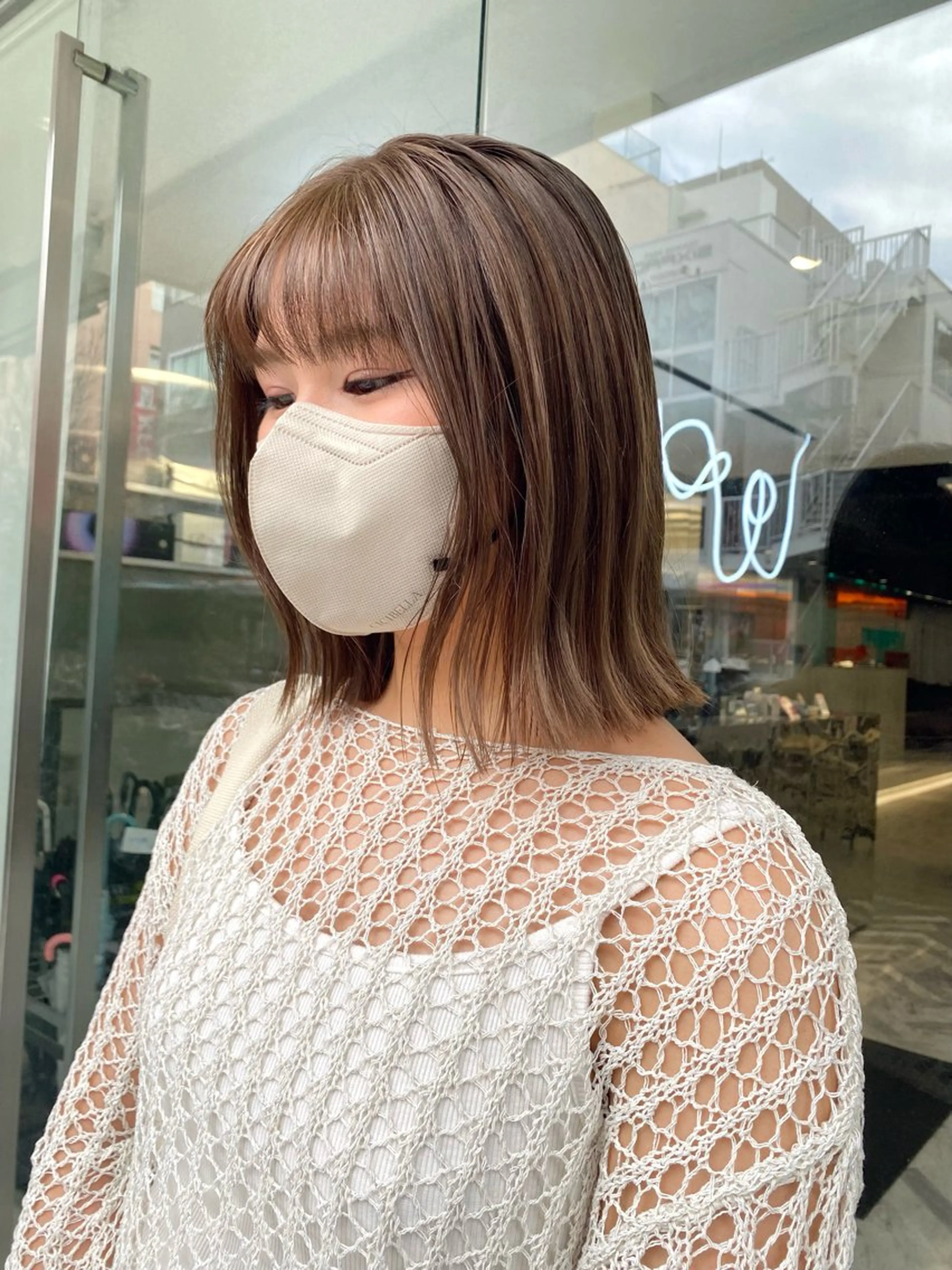 ミディアム otoha☆カラー/ レイヤー/八王子のヘアスタイル