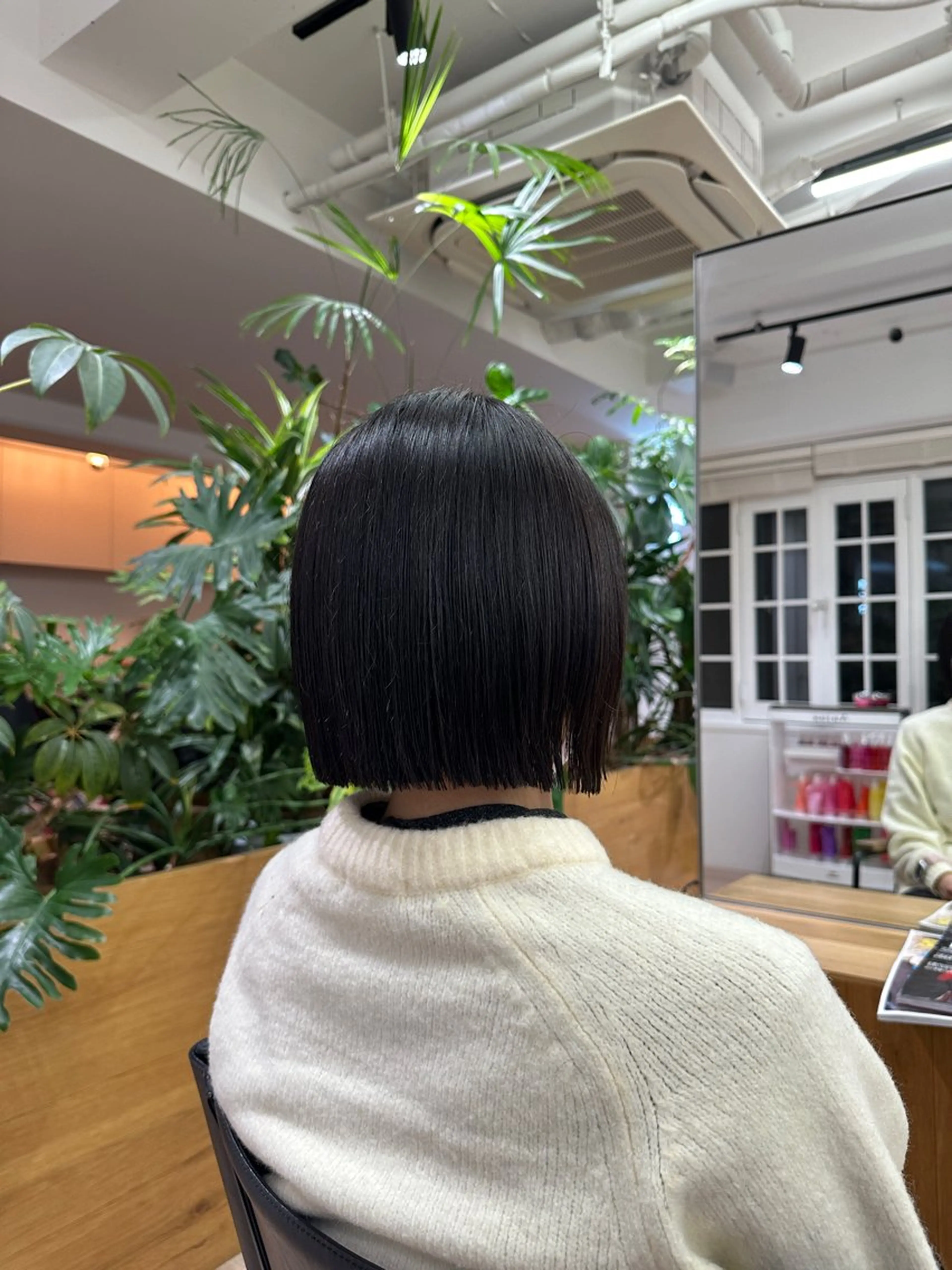 ショート 伸ばしかけ カット トリートメント 切りっぱなし/髪質 改善矯正/さやか🫧のヘアスタイル