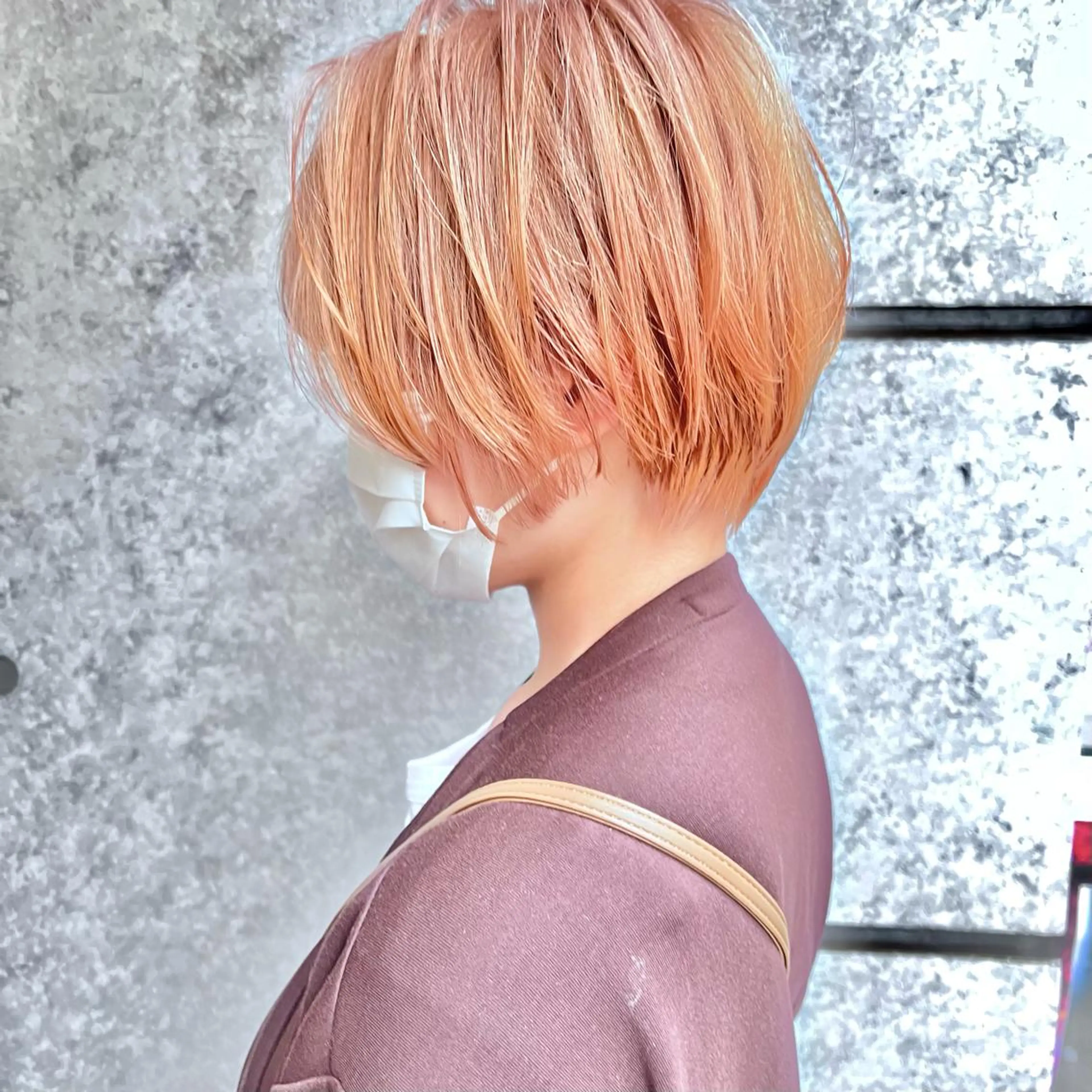 ショート カラー カット ヘアカラー トリートメント 癖毛救済✂️ボブ /髪質改善ストレートのヘアスタイル