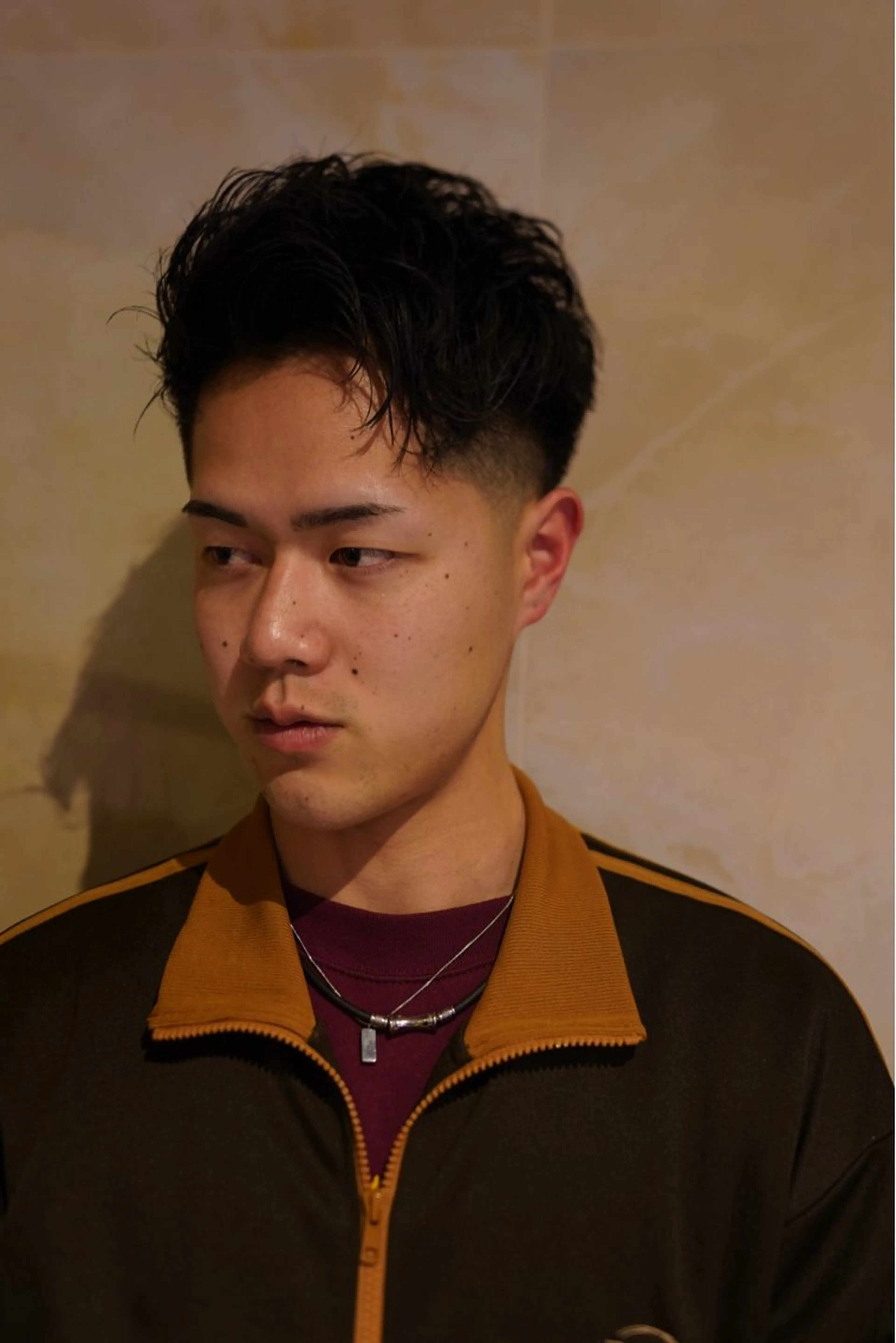 ショート メンズ フェードカット スキンフェード カット モチヅキ タツキのヘアスタイル