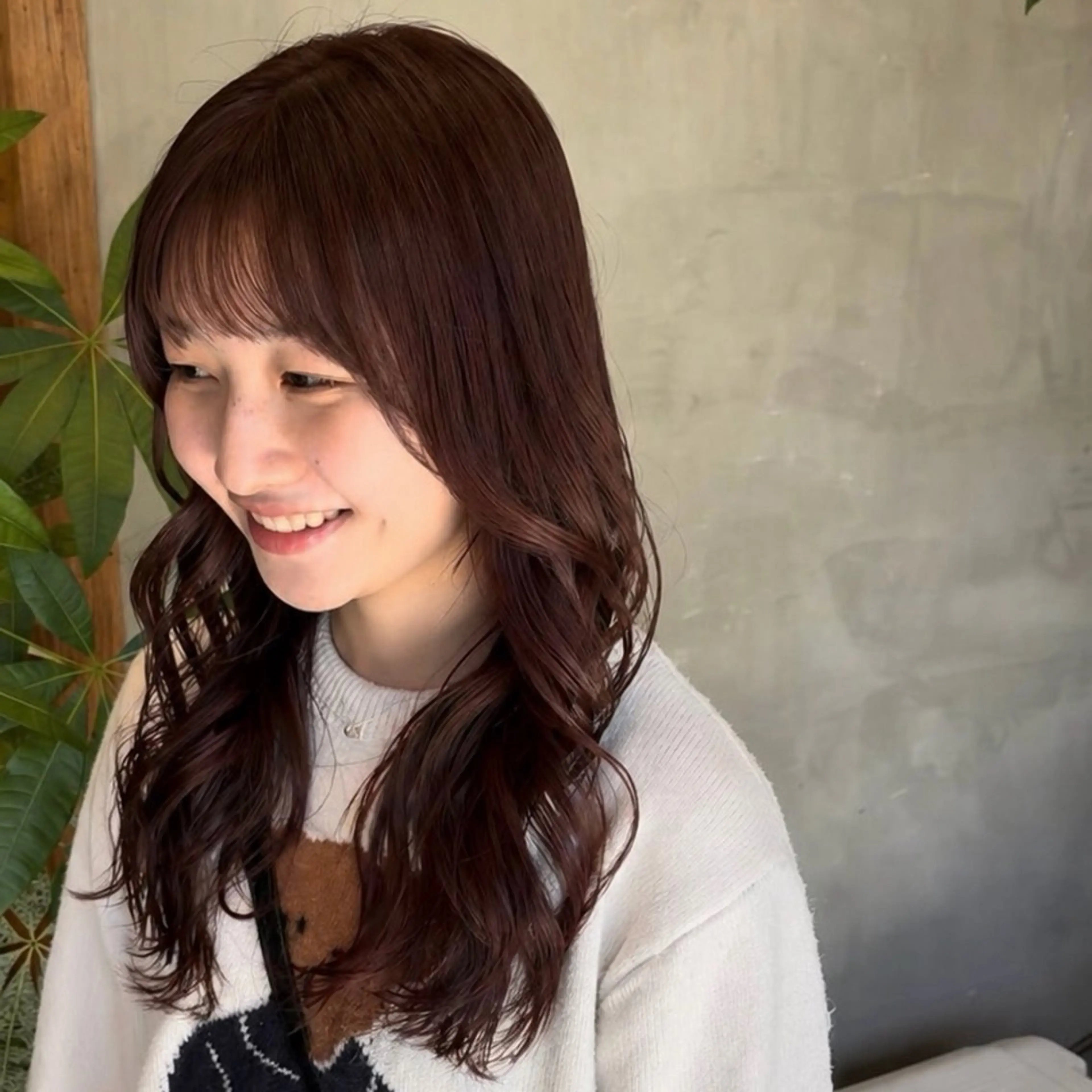 カラー 奈那美🌸 韓国ヘア🌸透明感のヘアスタイル