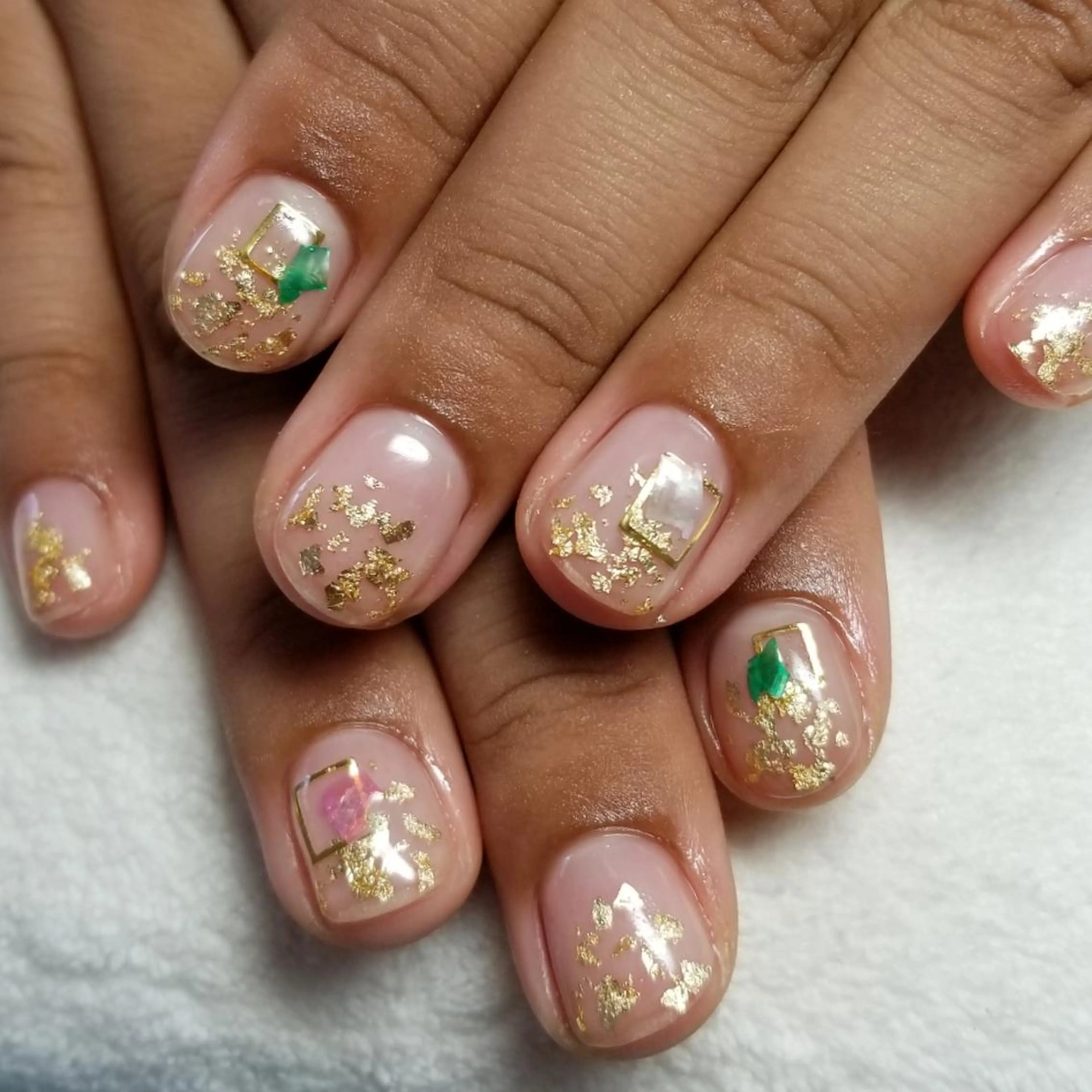 ネイル クリアネイル L'instant  Nail Artzのネイルデザイン