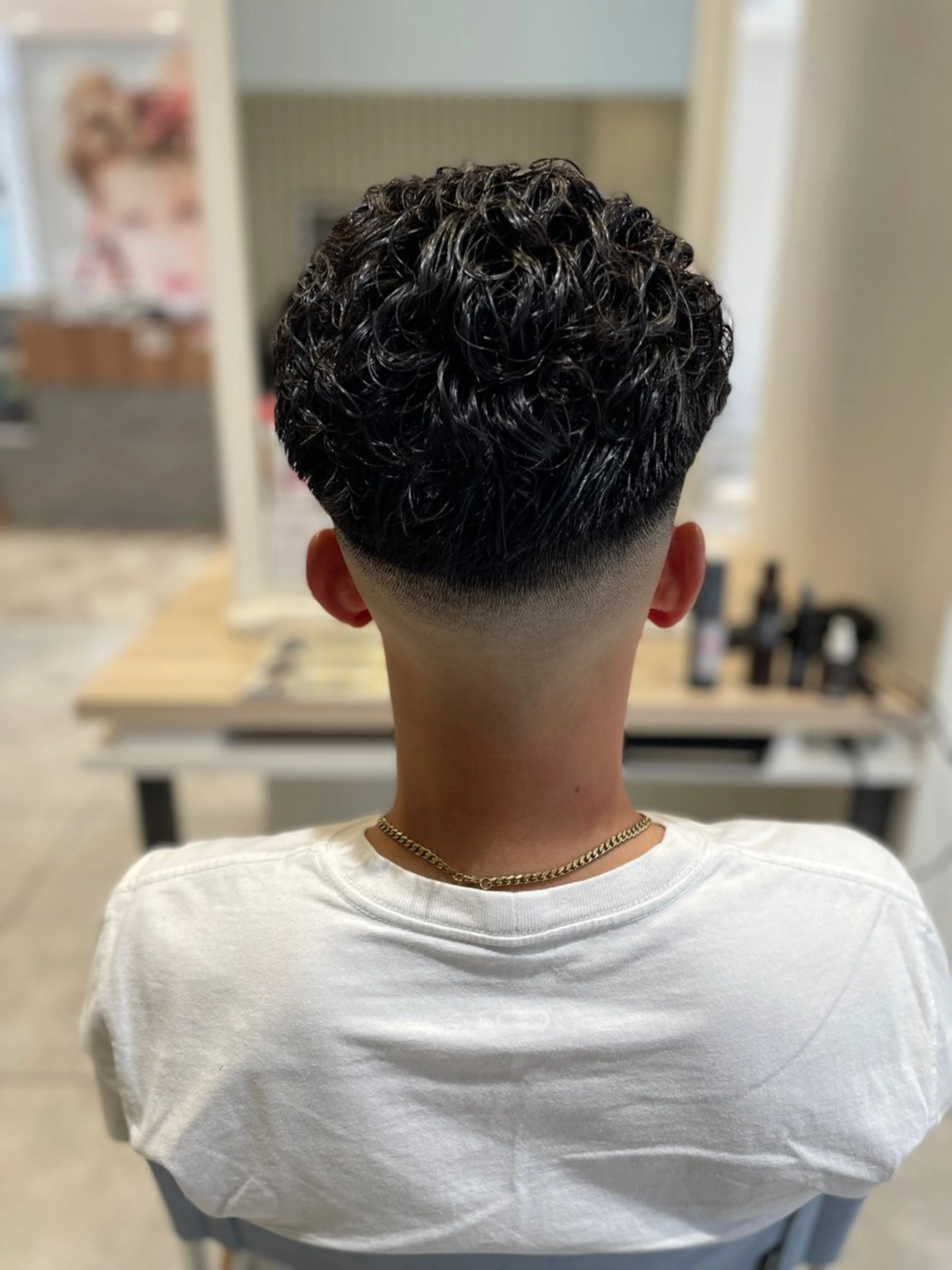 ショート パーマ メンズ カット パーマ メンズパーマ/カット / 古川　諒のヘアスタイル