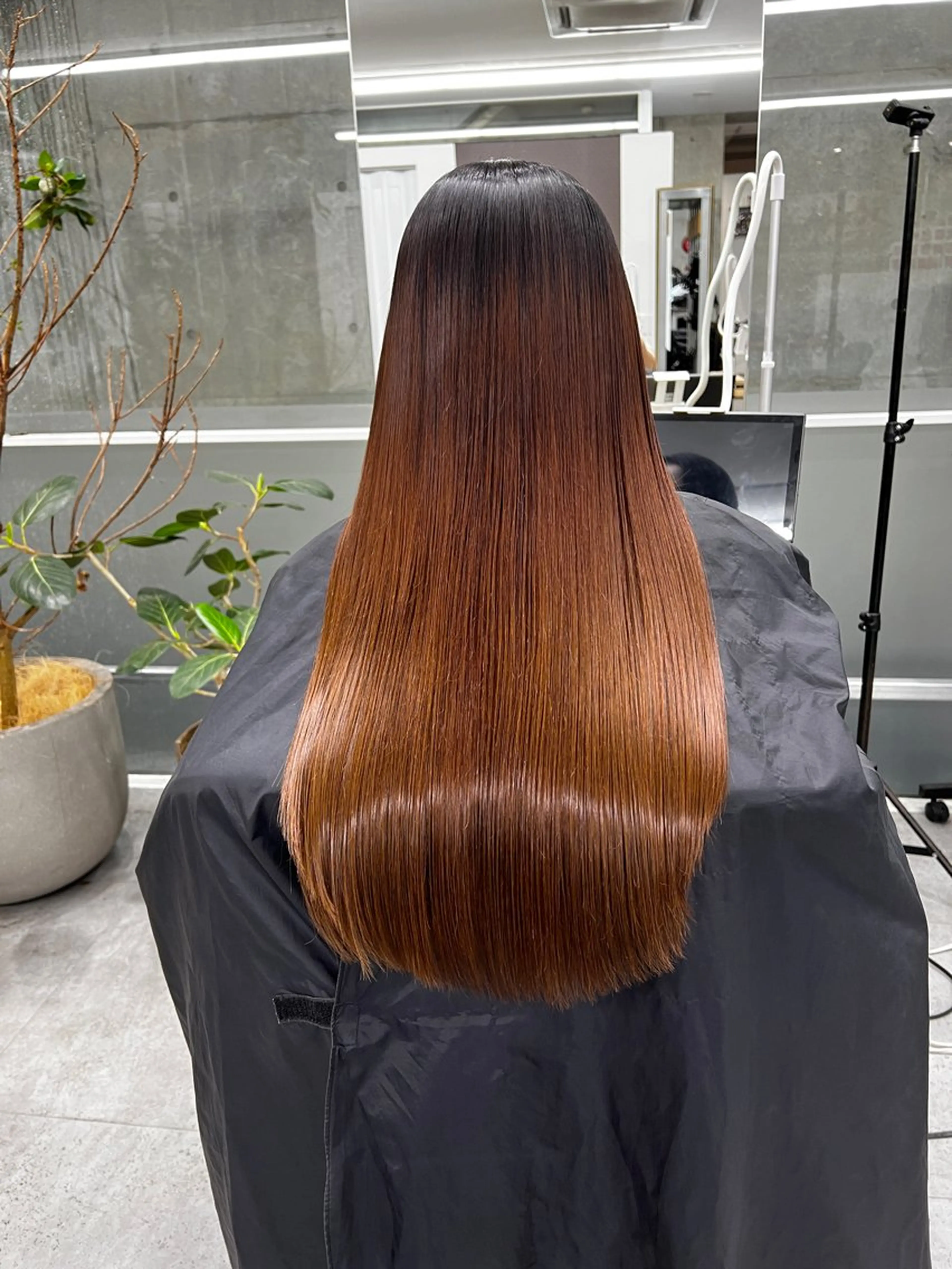 ロング 髪質改善 トリートメント 酸性ストレート 酸熱トリートメント welring hair salonのヘアスタイル