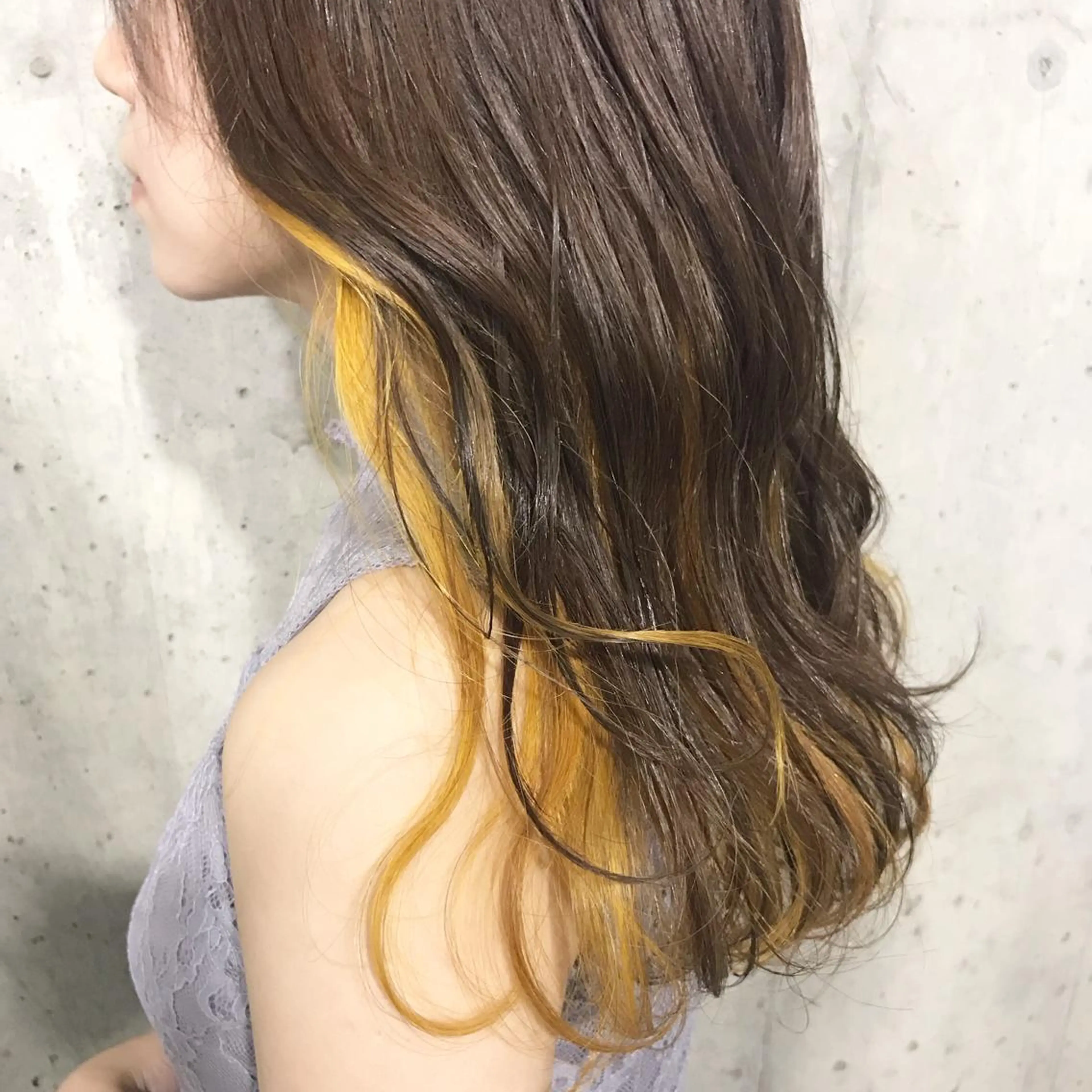 ロング ヘアカラー トリートメント レイヤーカット/ ブリーチカラー/雅人のヘアスタイル