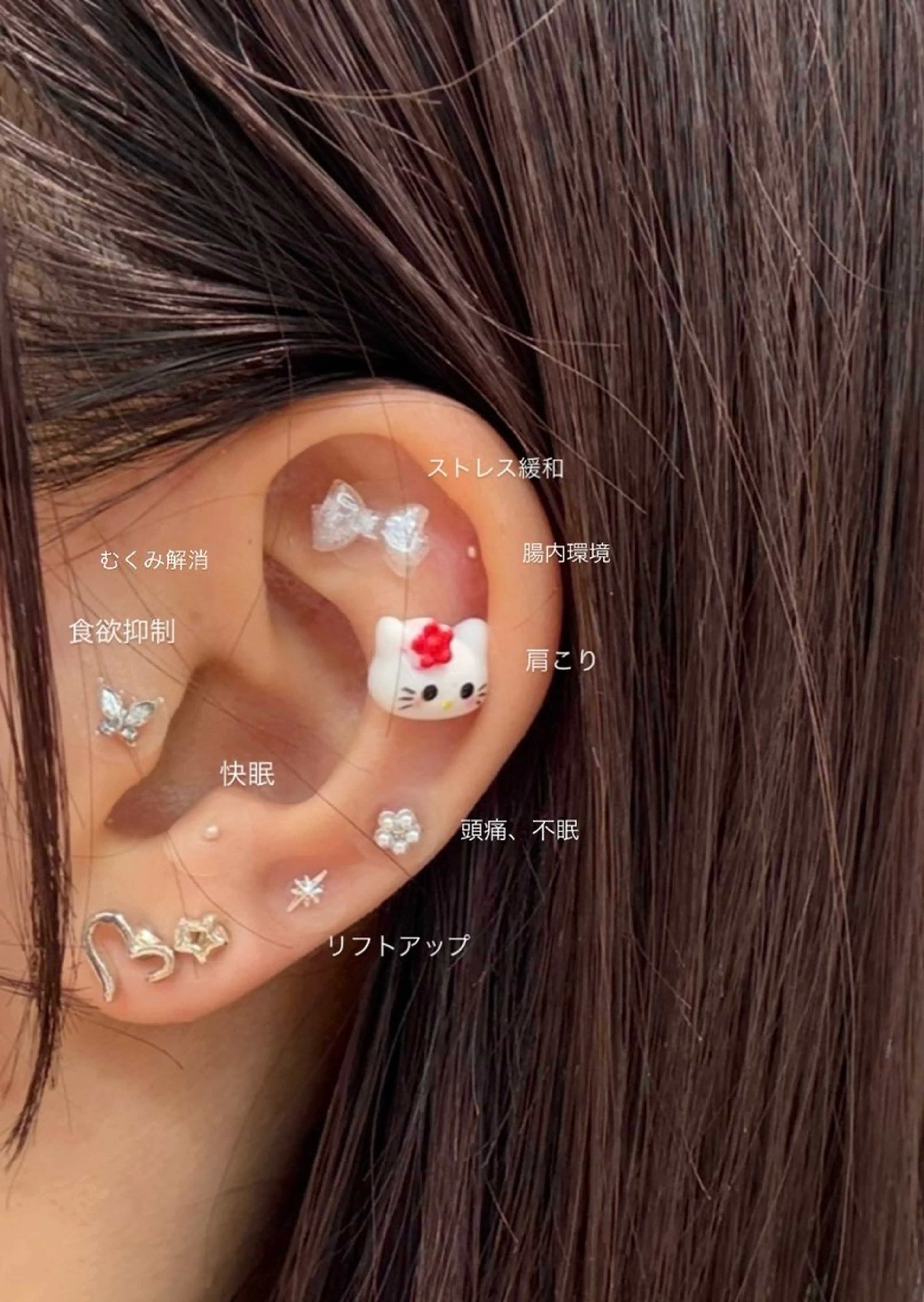 耳つぼジュエリー✨️💎【10Peace】の写真