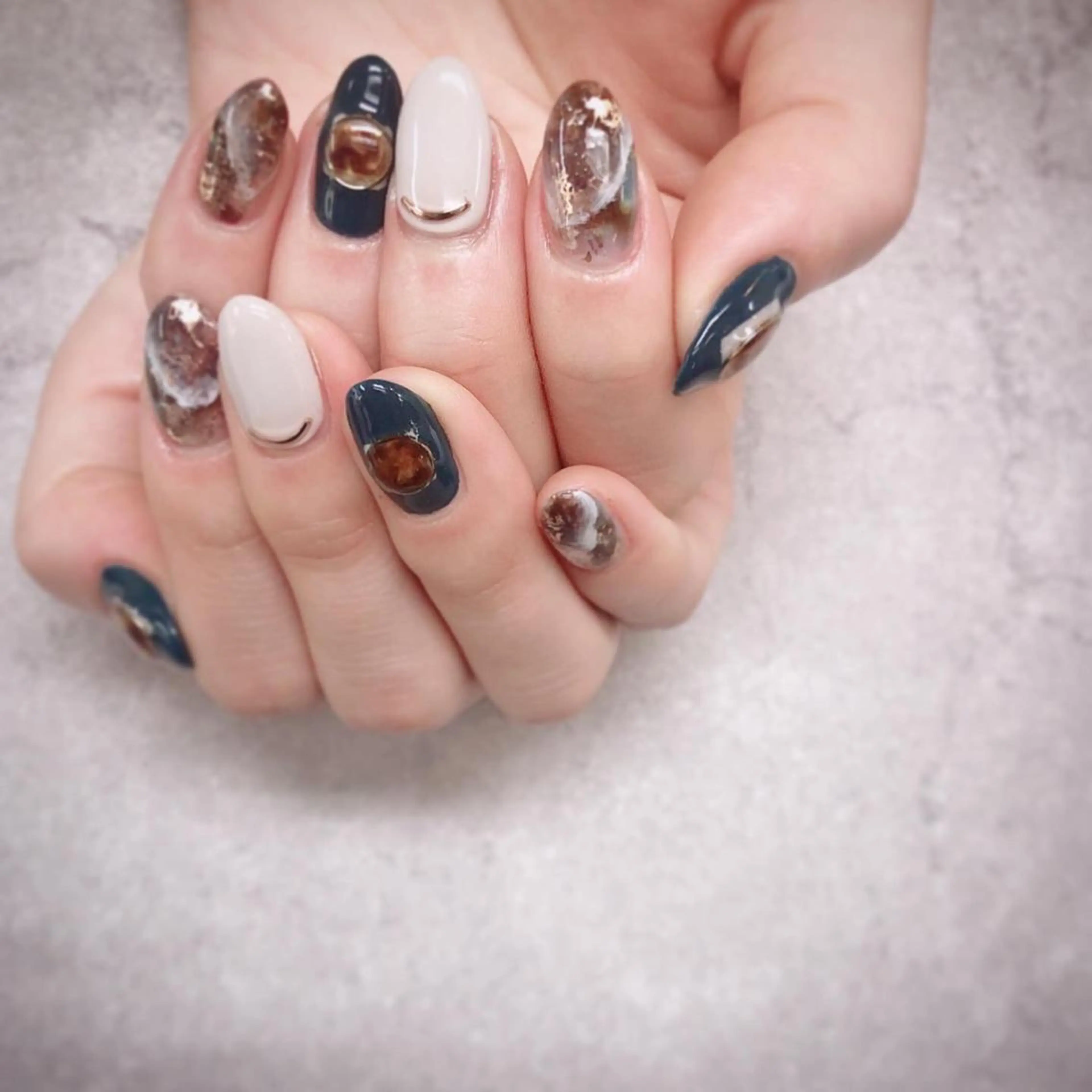 ネイル ニュアンスネイル ハンドネイル ハンドケア FASTNAIL PLUS 新宿店のネイルデザイン