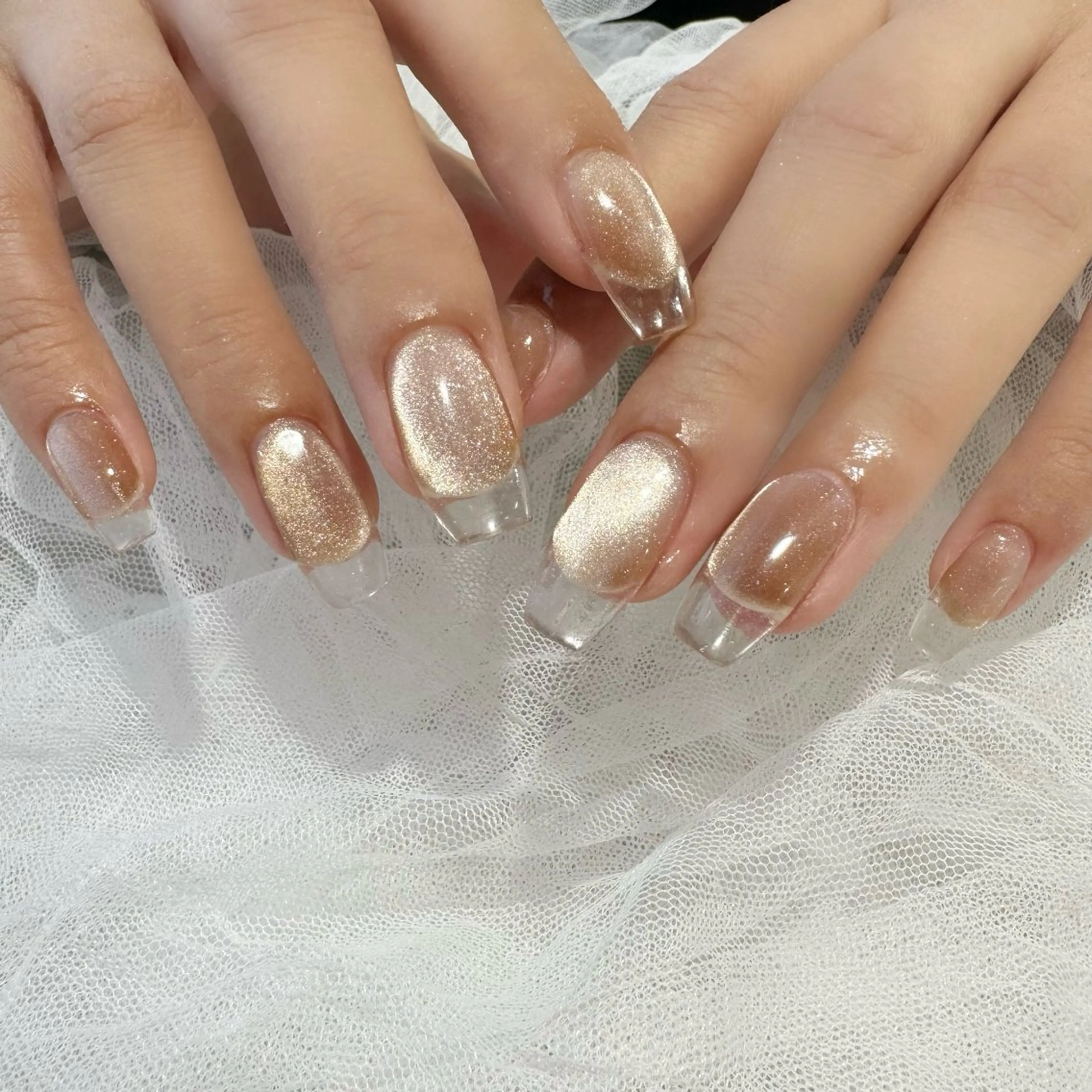 ネイル 長さ出し ハンドネイル 新井 ひなののネイルデザイン