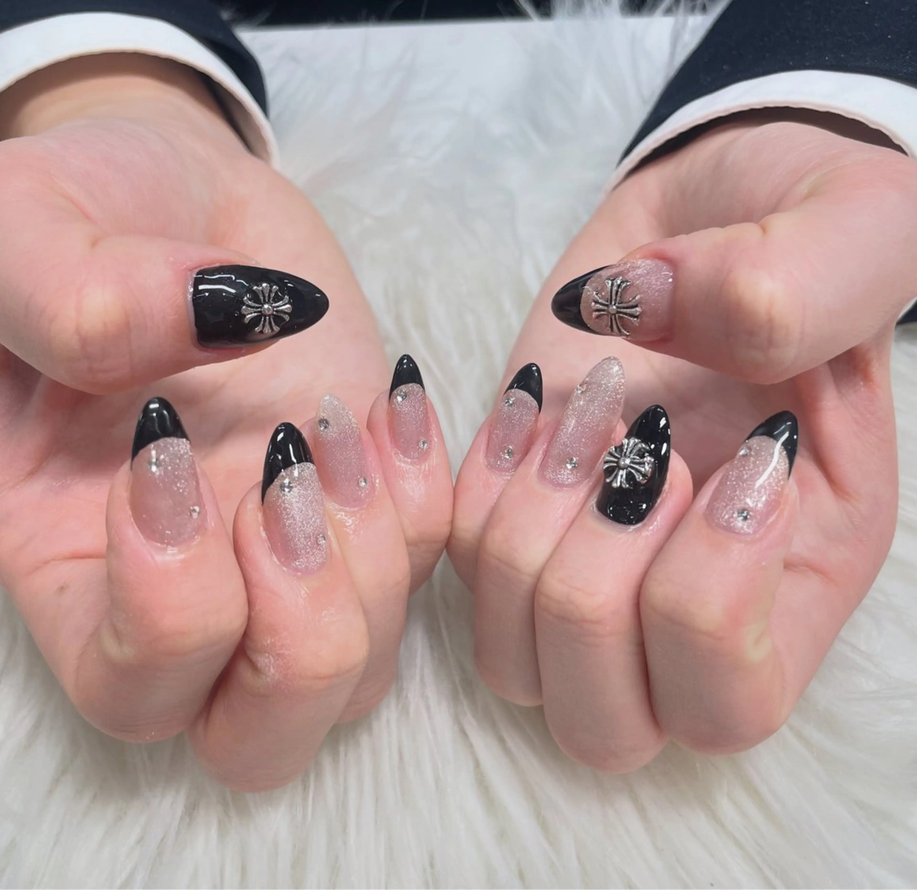 ネイル フレンチネイル マグネットネイル WOLTOKYO 渋谷/RIAのネイルデザイン