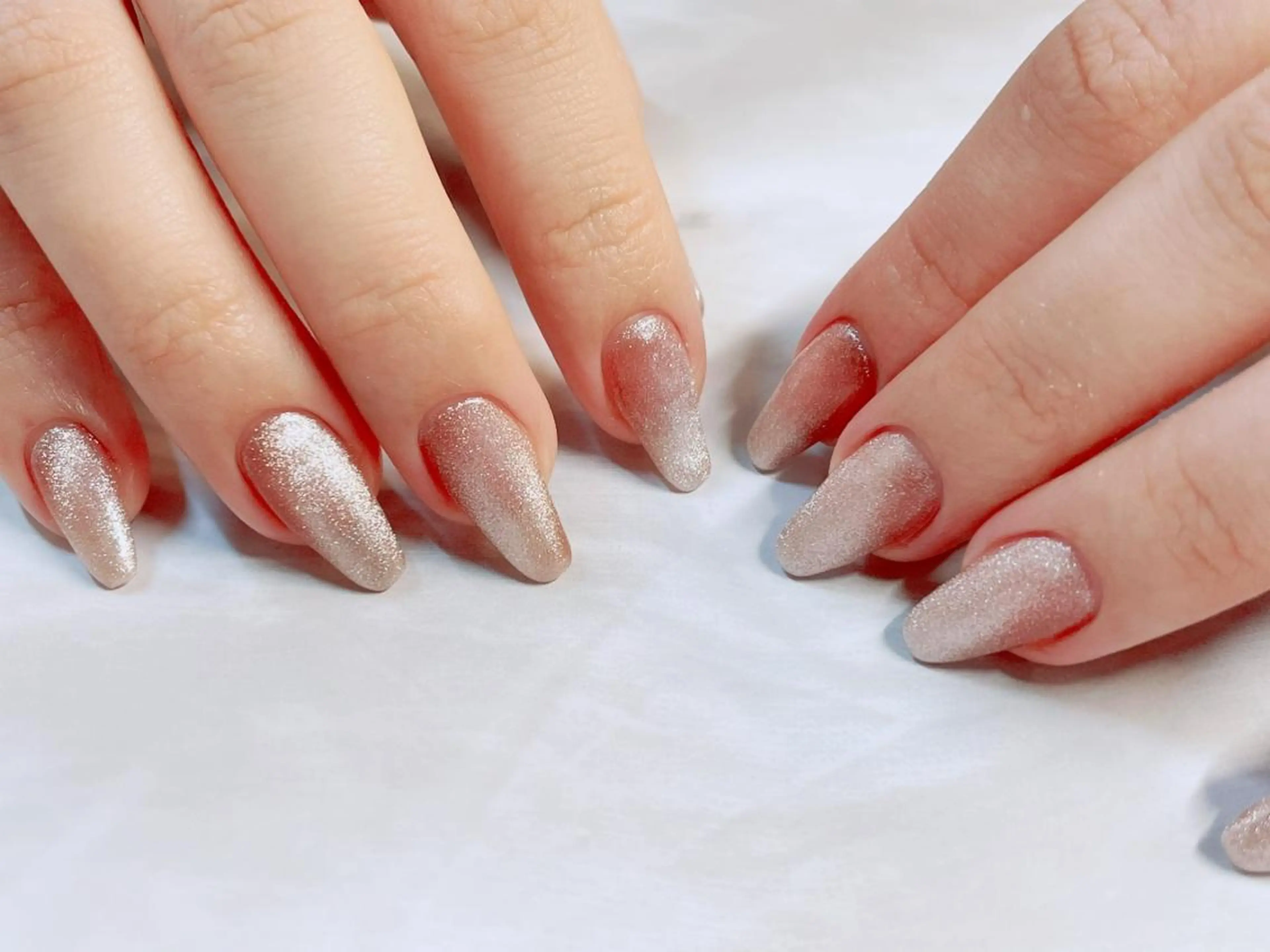 ネイル アートネイル ジェルネイル ニュアンスネイル パラジェル Nailist Honamiのネイルデザイン