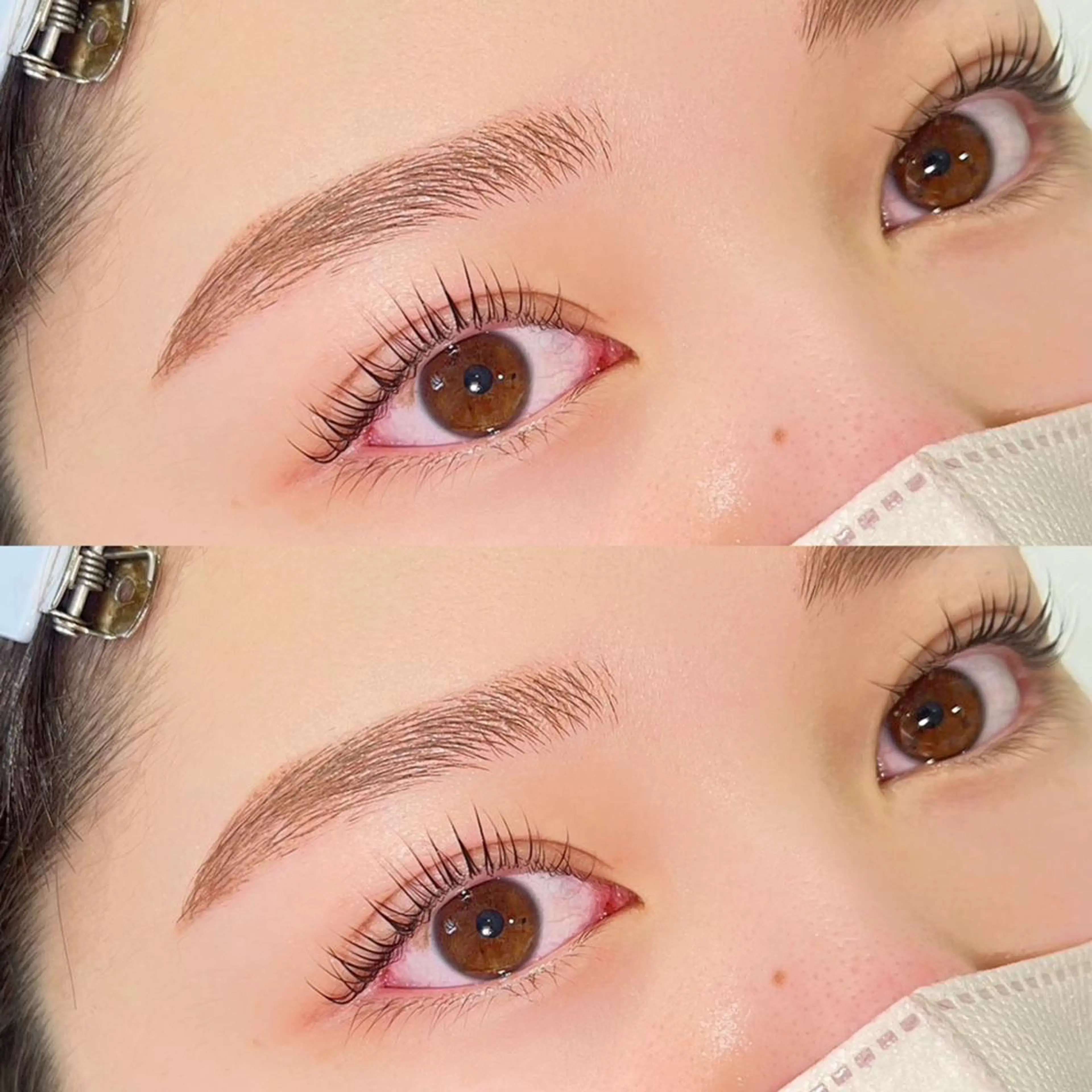 ❄️1日で印象変わる❄️【デザインまつげパーマ(上のみ)×パーソナル美眉スタイリング（間引き有）💫】の写真