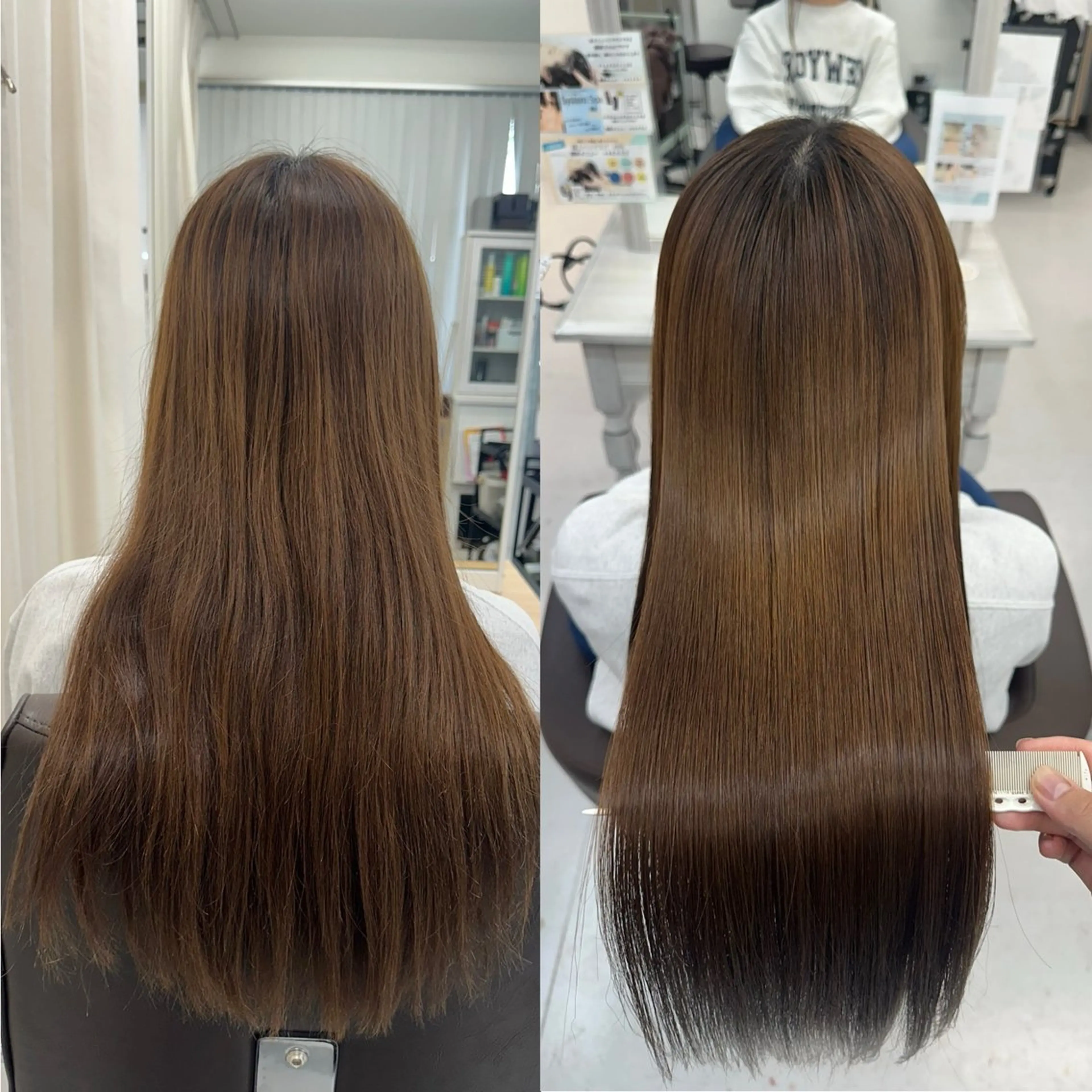 ロング 髪質改善 山崎結菜 髪質改善💎のヘアスタイル