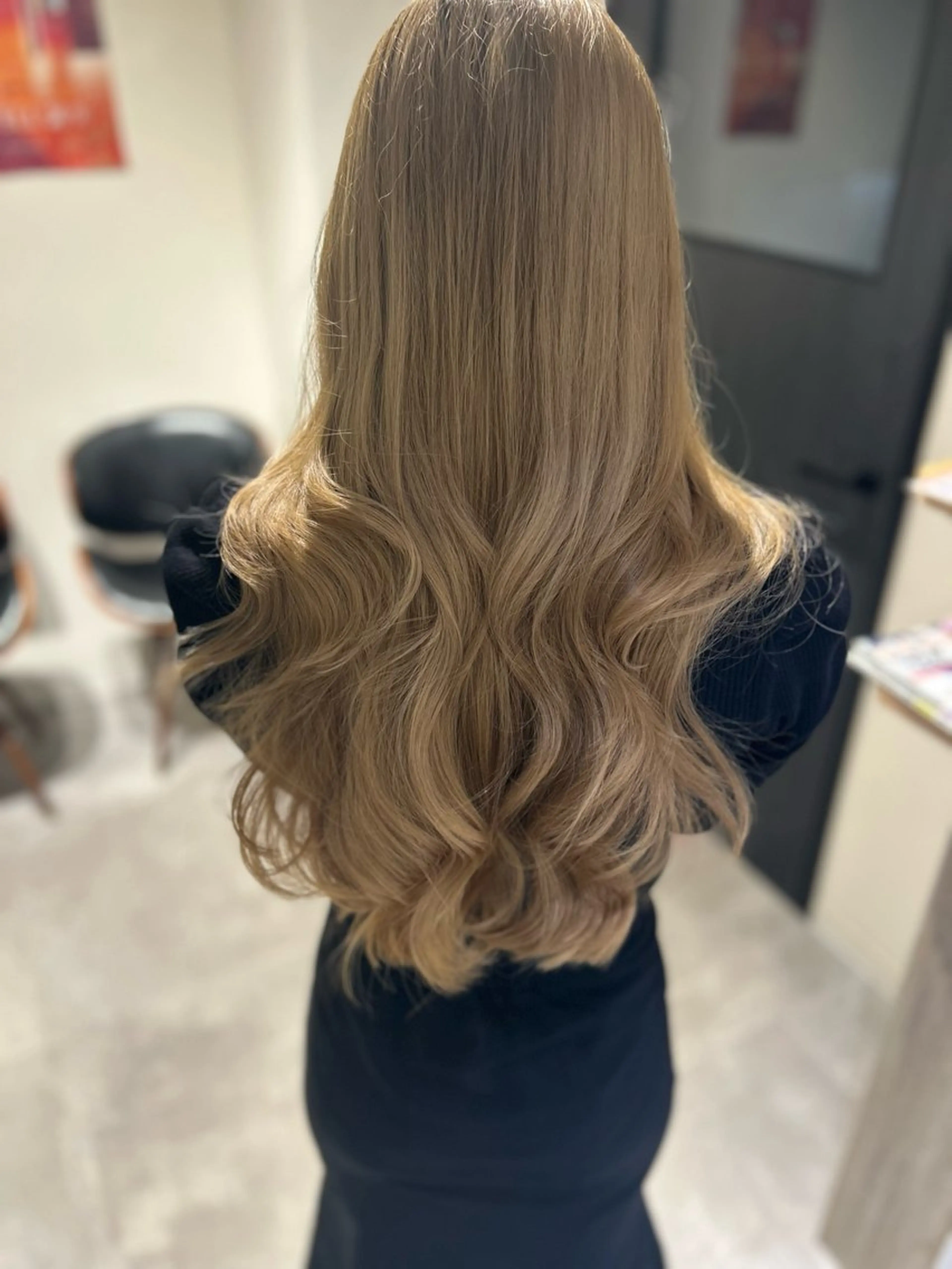 ロング 顔周りカット 韓国風ヘア レイヤーカット 中川 りゅうせいのヘアスタイル