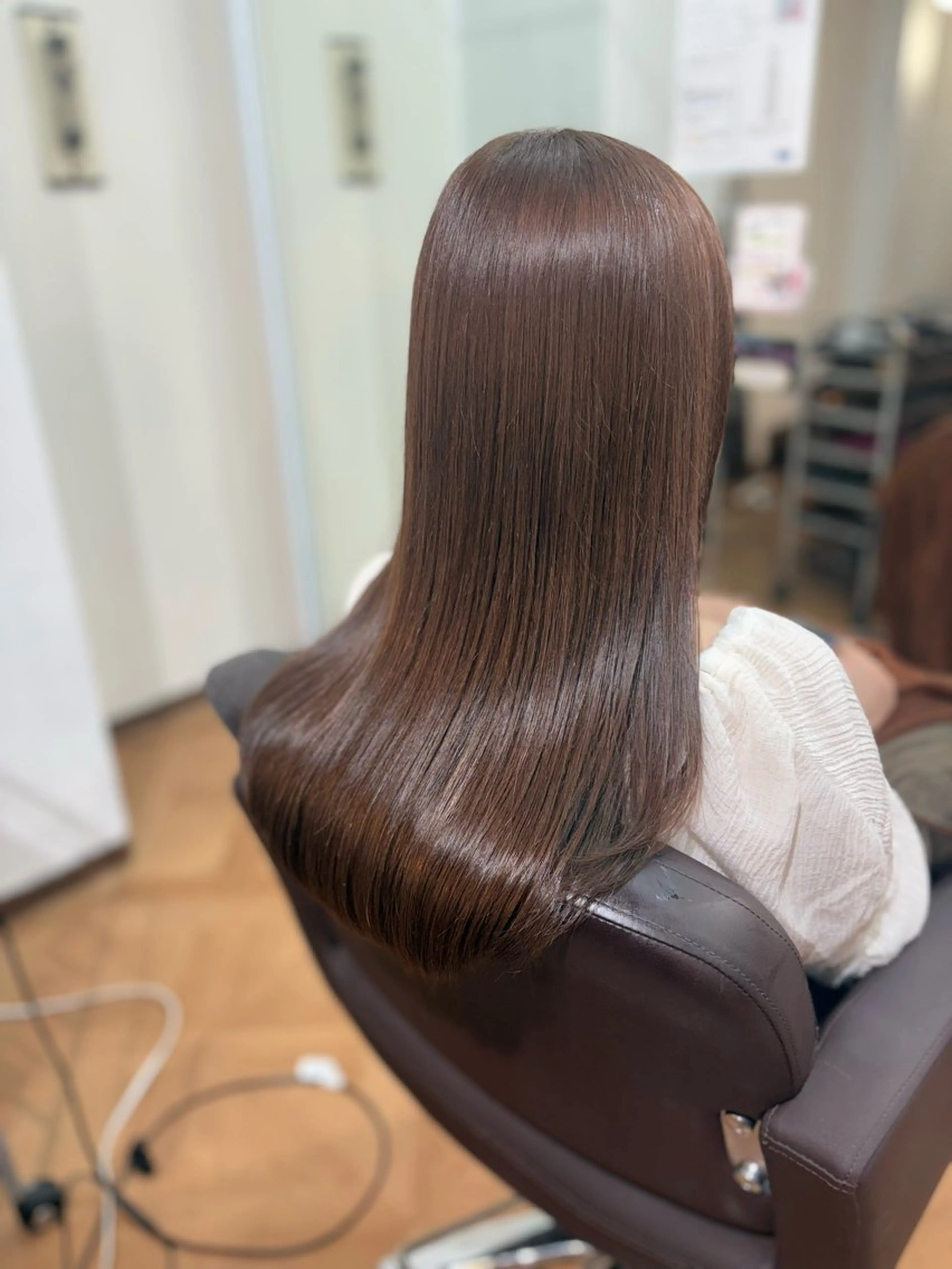 🌙髪質改善メテオカラー(ブリーチなし)+1step トリートメント🏝️🩵の写真